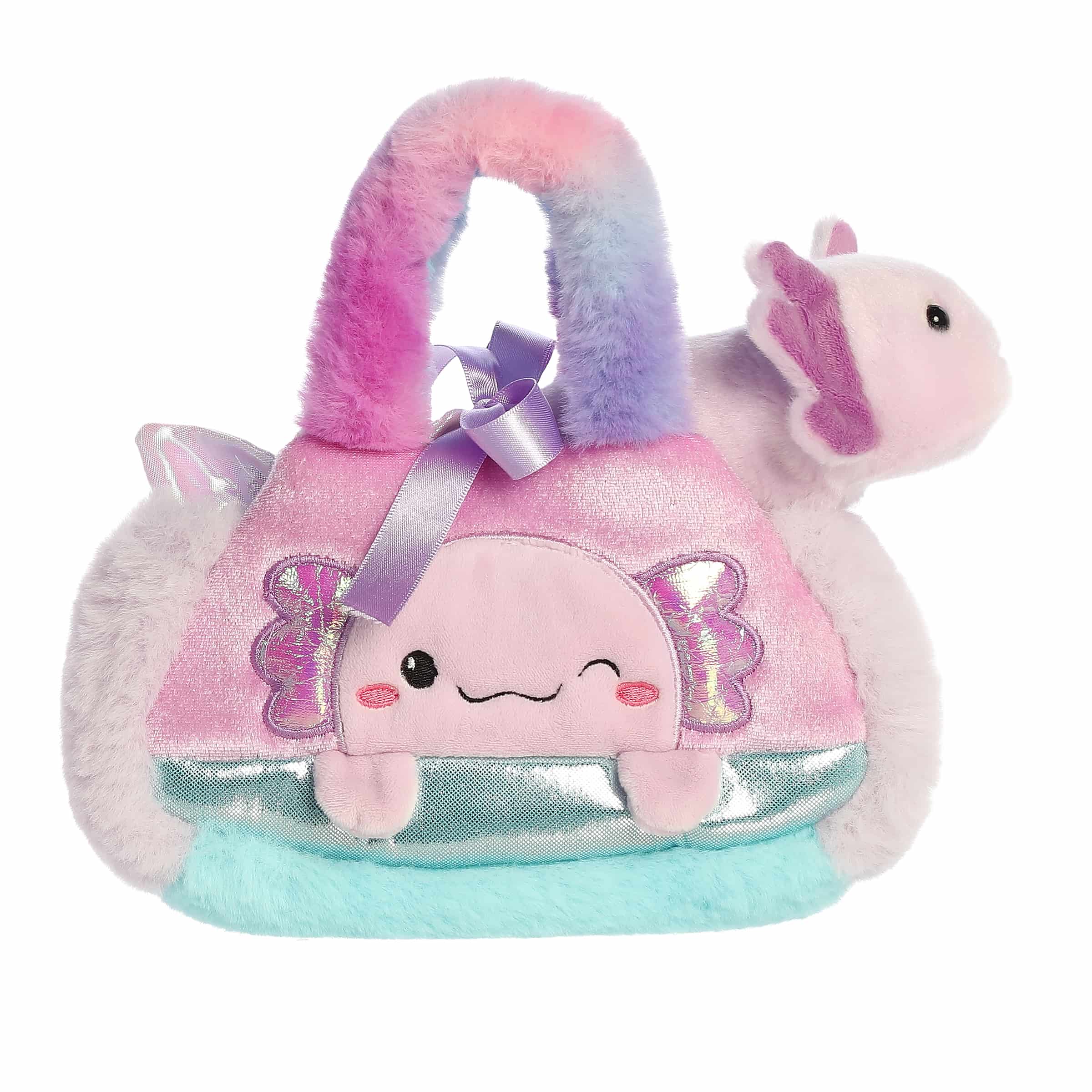 Aurora® - Fancy Pals™ - 7.5" Peek-A-Boo™ Purple Axolotl
