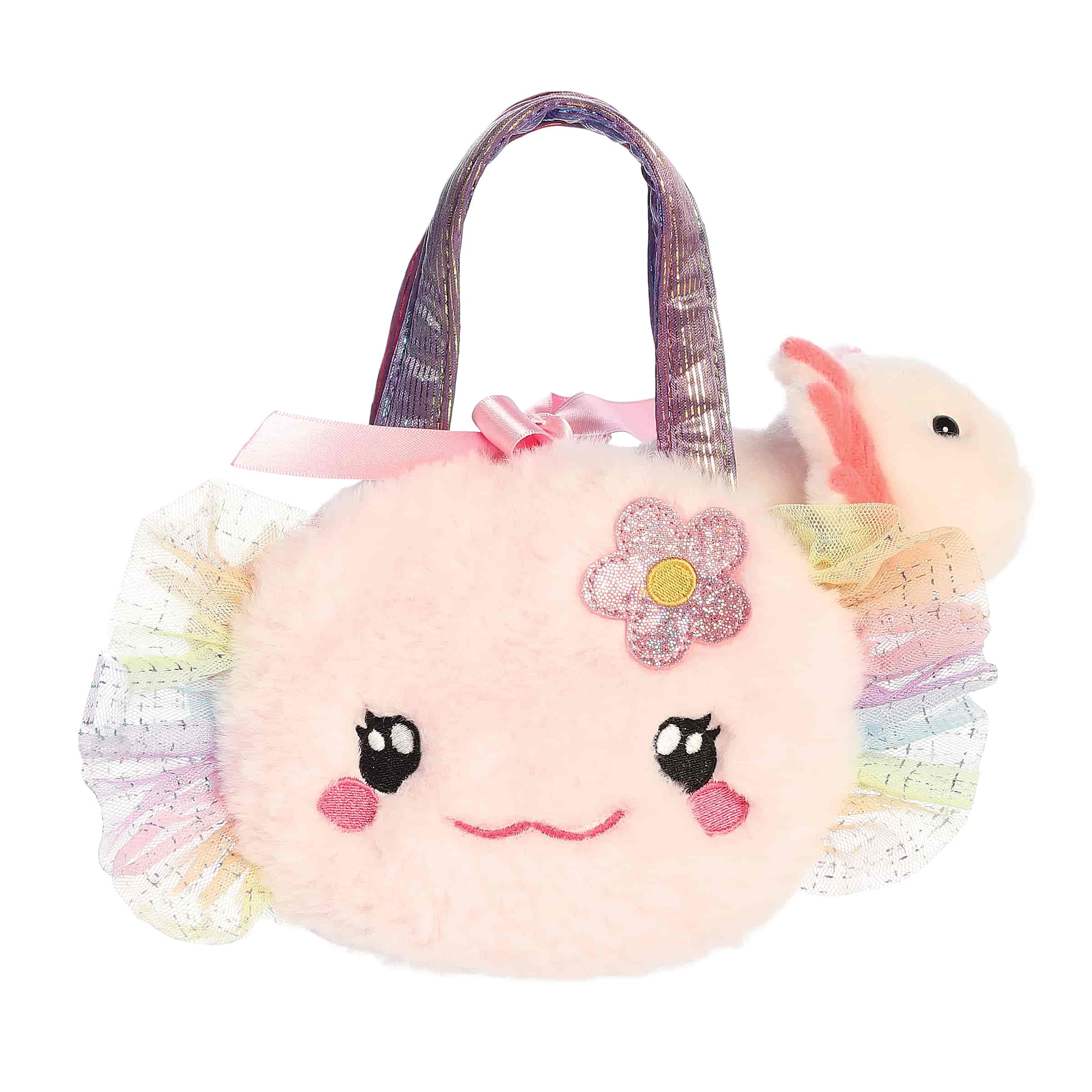 Aurora® - Fancy Pals™ - Fuzzy Face™ - 8.5" Rainbow Axolotl