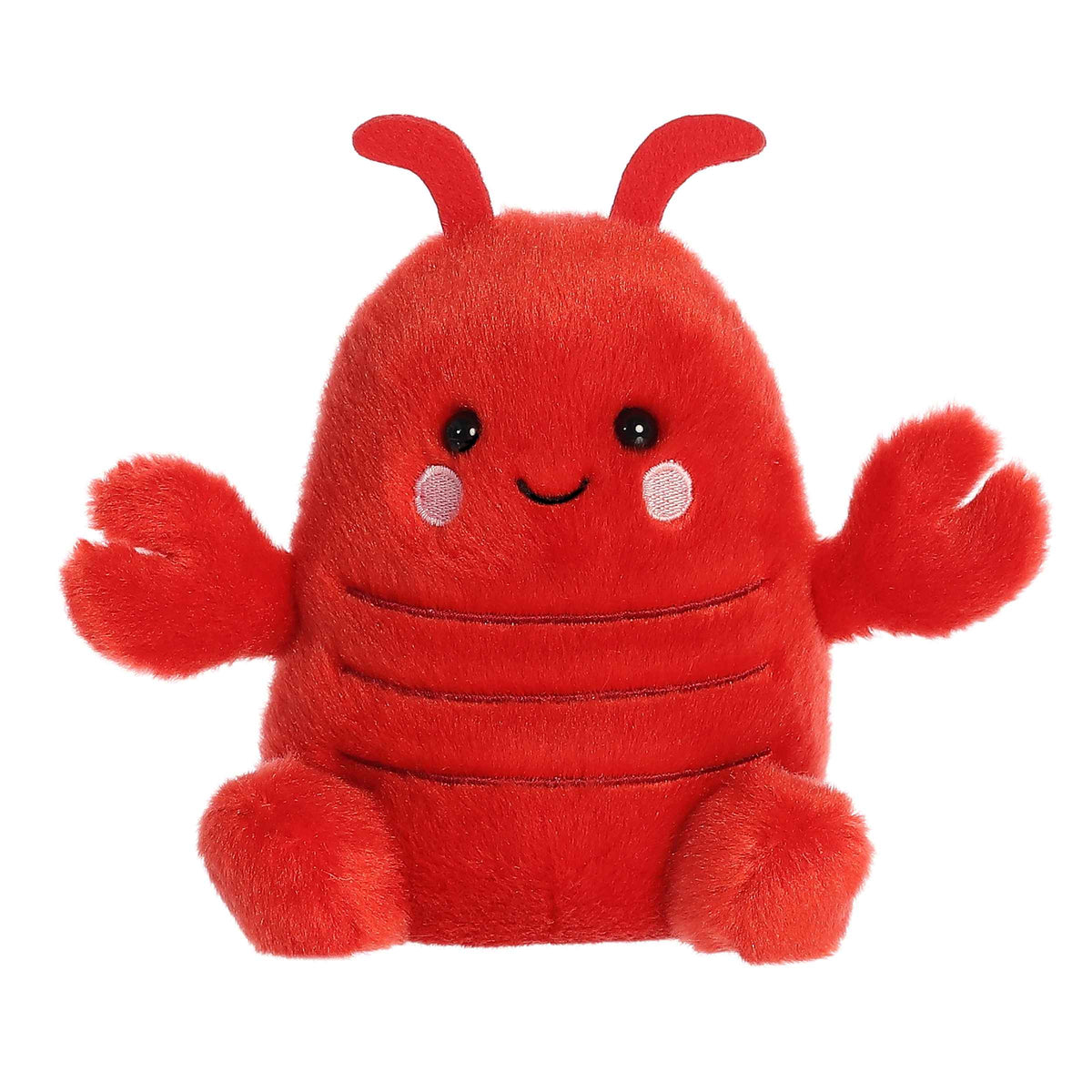 Clawford Lobster plush from Palm Pals, in luxurious crimson lobster red, embodies sophistication