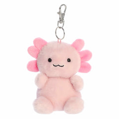 Ax Axolotl clip-on with detailed gills and vibrant colors, perfect for aquatic adventures.