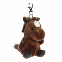 Aurora® - Palm Pals™ - 4" Truffle Brown Horse™ Clip-On