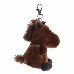 Aurora® - Palm Pals™ - 4" Truffle Brown Horse™ Clip-On