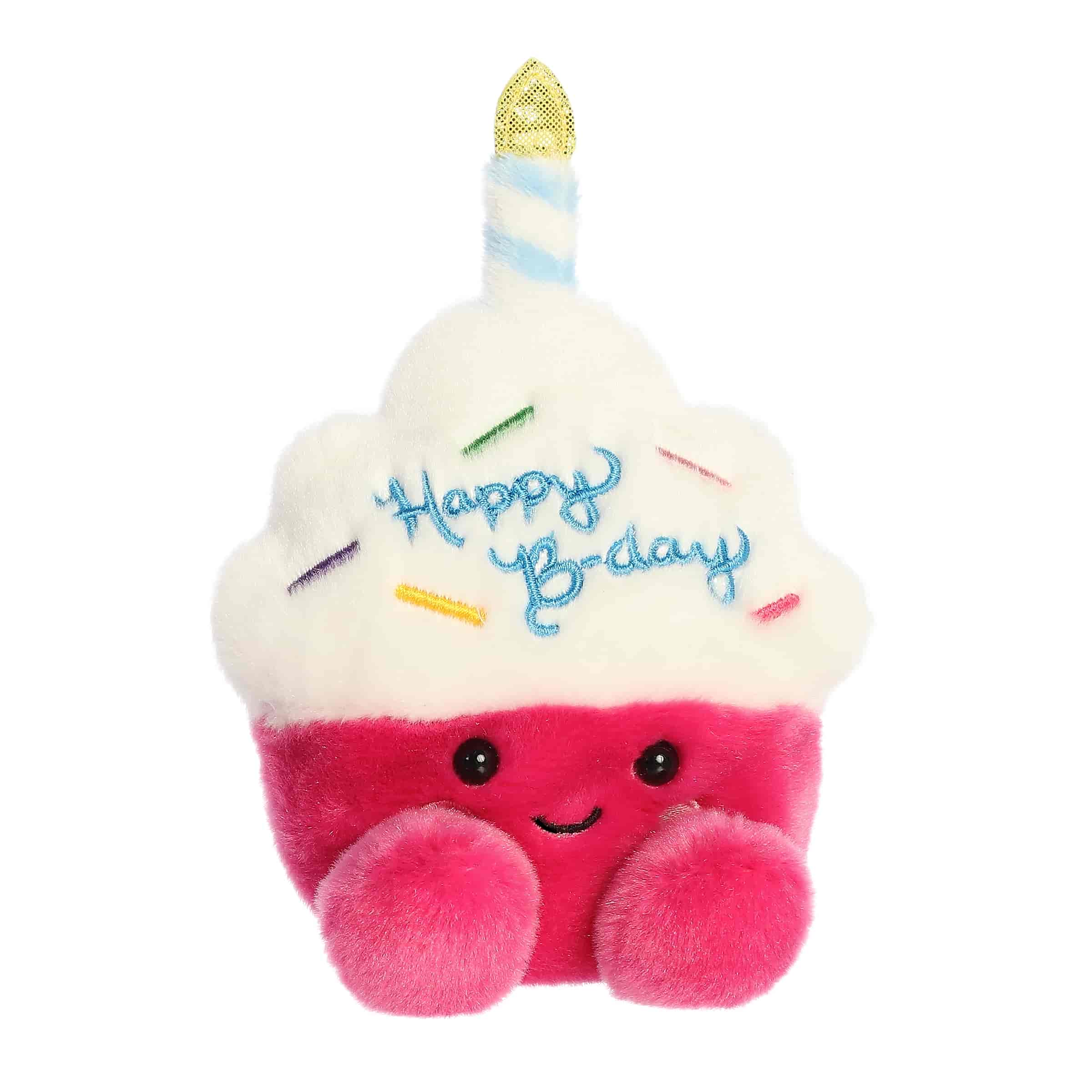 Aurora® - Palm Pals™ - 4.5" Sparkle Birthday Cupcake™