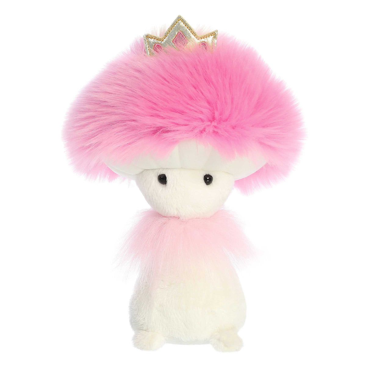 Mushroom Princess from Fungi Friends, radiating enchantment with her pink crown and plush form