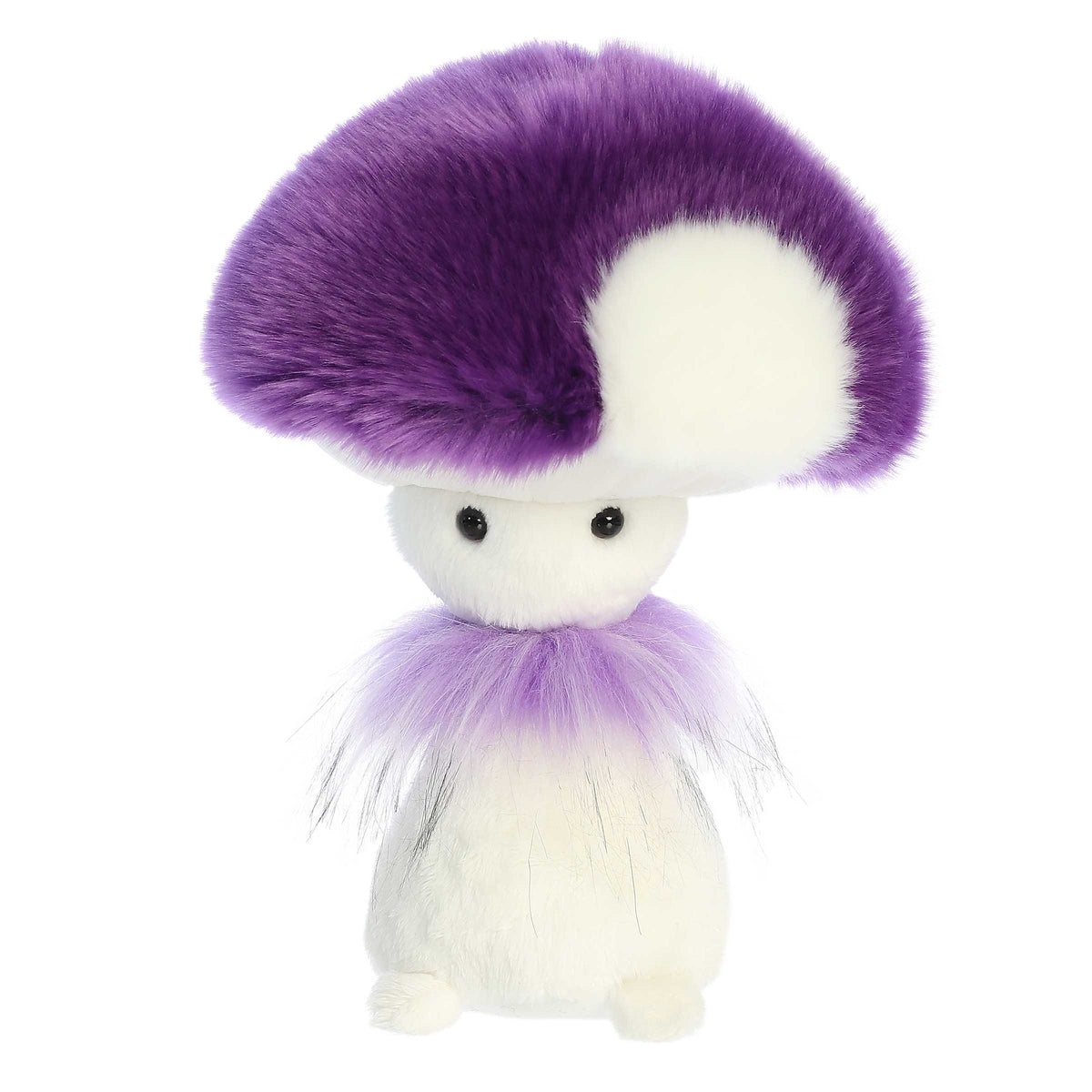 Pretty Purple mushroom plush from Fungi Friends, featuring a vibrant lavender cap!