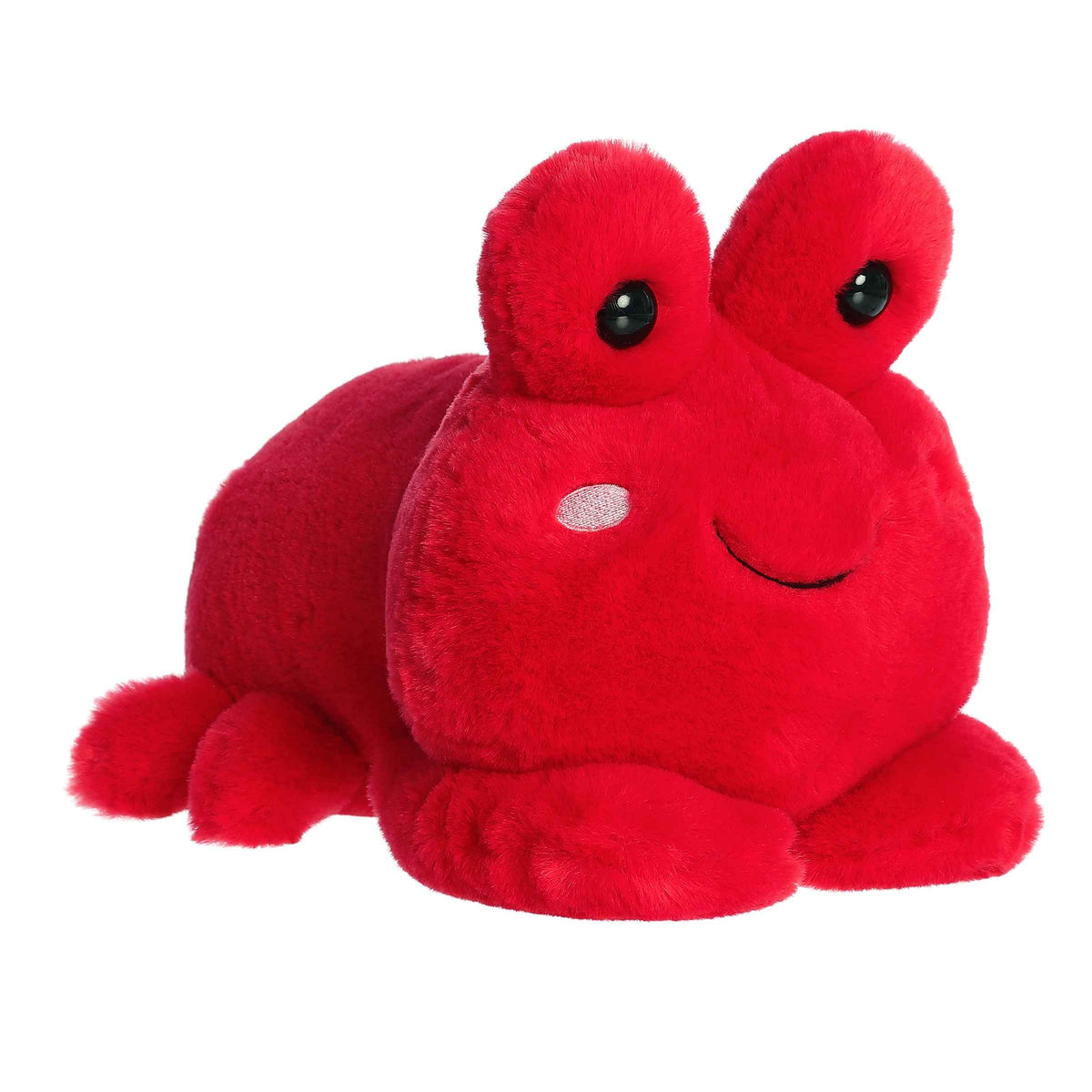 Crista Crab plush from Too Cute Collection, red with plush pincers, designed for comfort