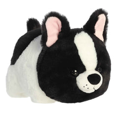 Plush toy of a potato-shaped Fern French Bulldog in the Spudsters collection with soft ears and a round body.