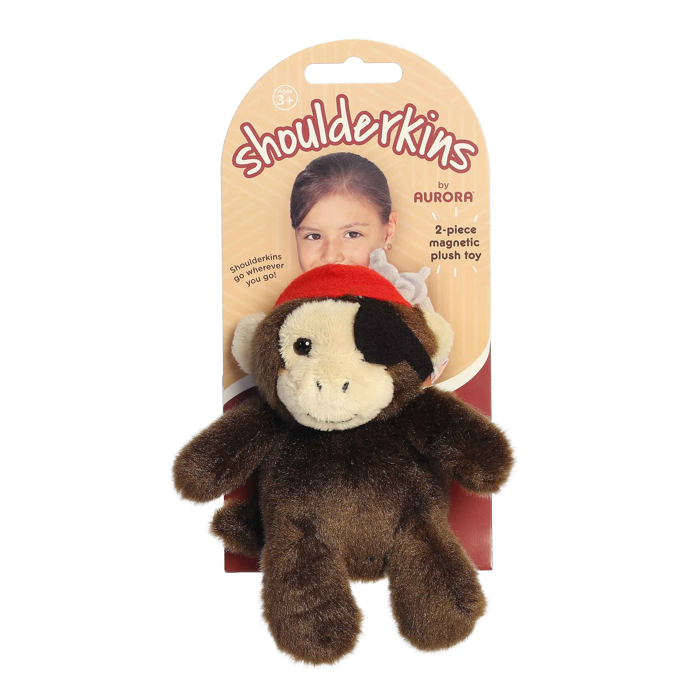 Aurora® - Shoulderkins™ - 5" Cheeky Buccaneer Monkey™