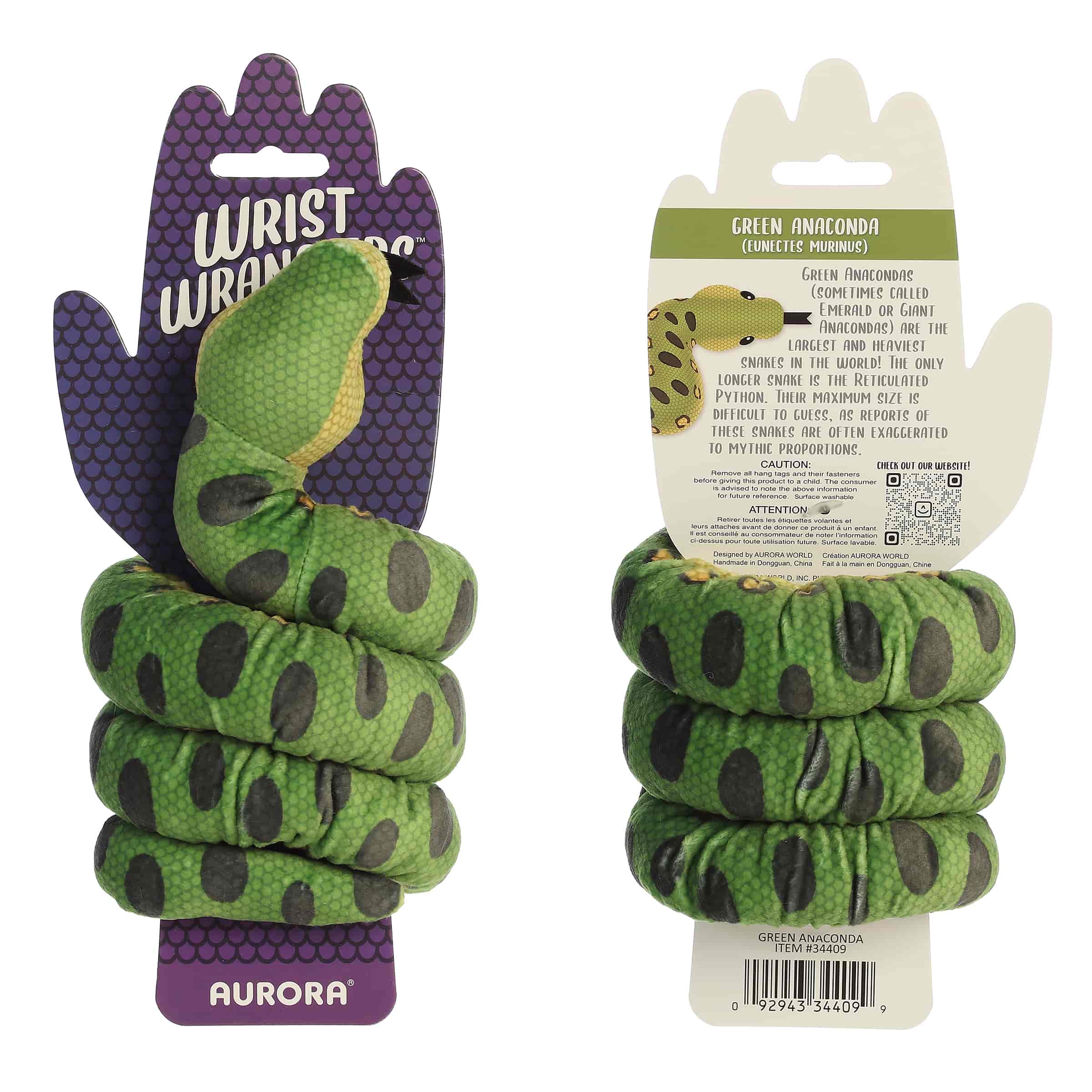 Aurora® - Wrist Wranglers™ - Green Anaconda