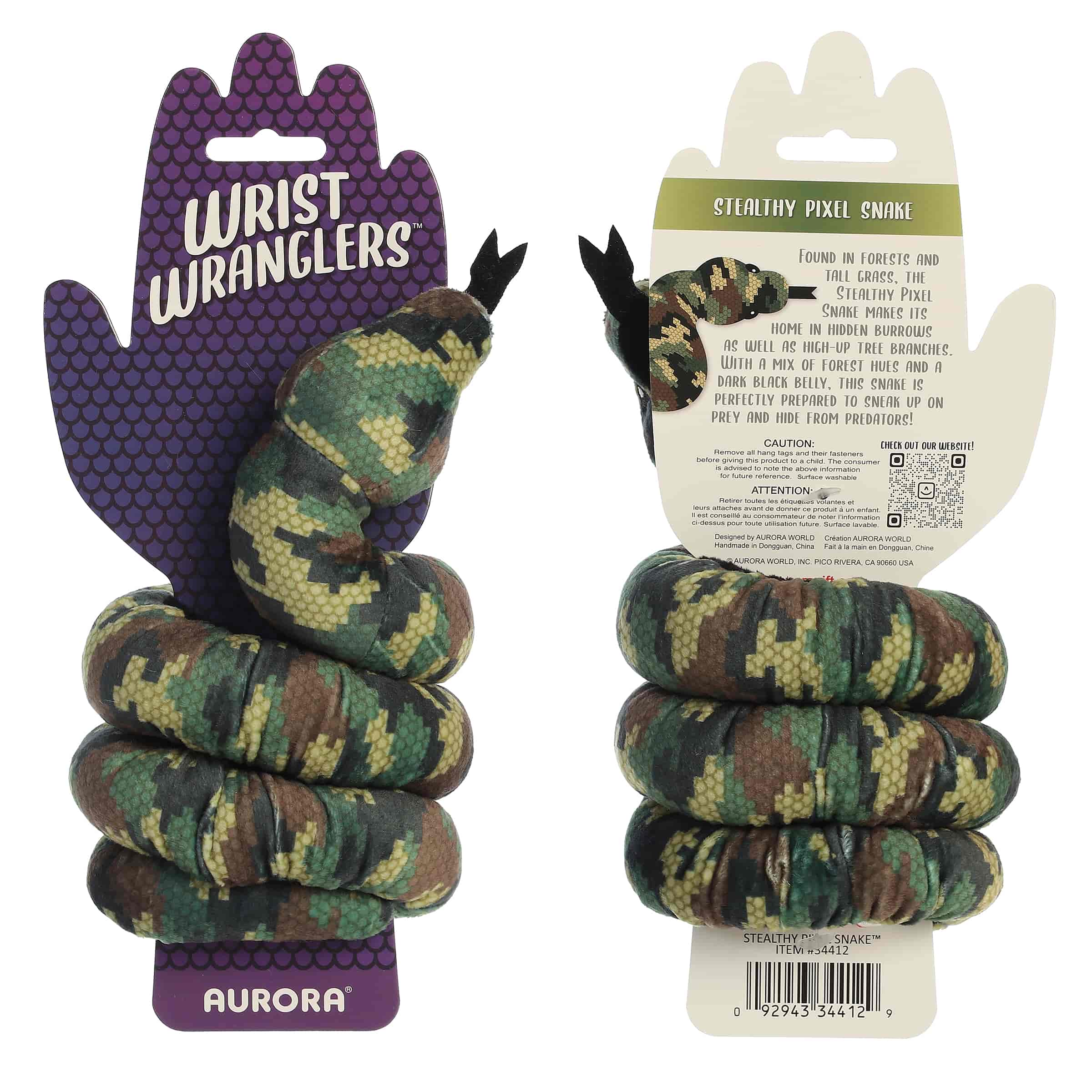 Aurora® - Wrist Wranglers™ - Stealthy Pixel Snake™