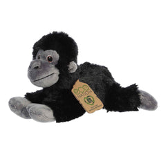 8'' Gorilla plush from Eco Softies, soft and durable, crafted from recycled materials.