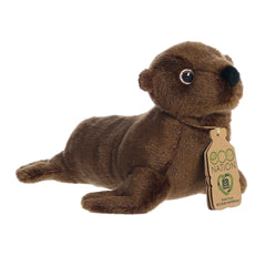 8'' California Sea Lion plush from Eco Softies, adorable and durable, crafted from recycled materials.