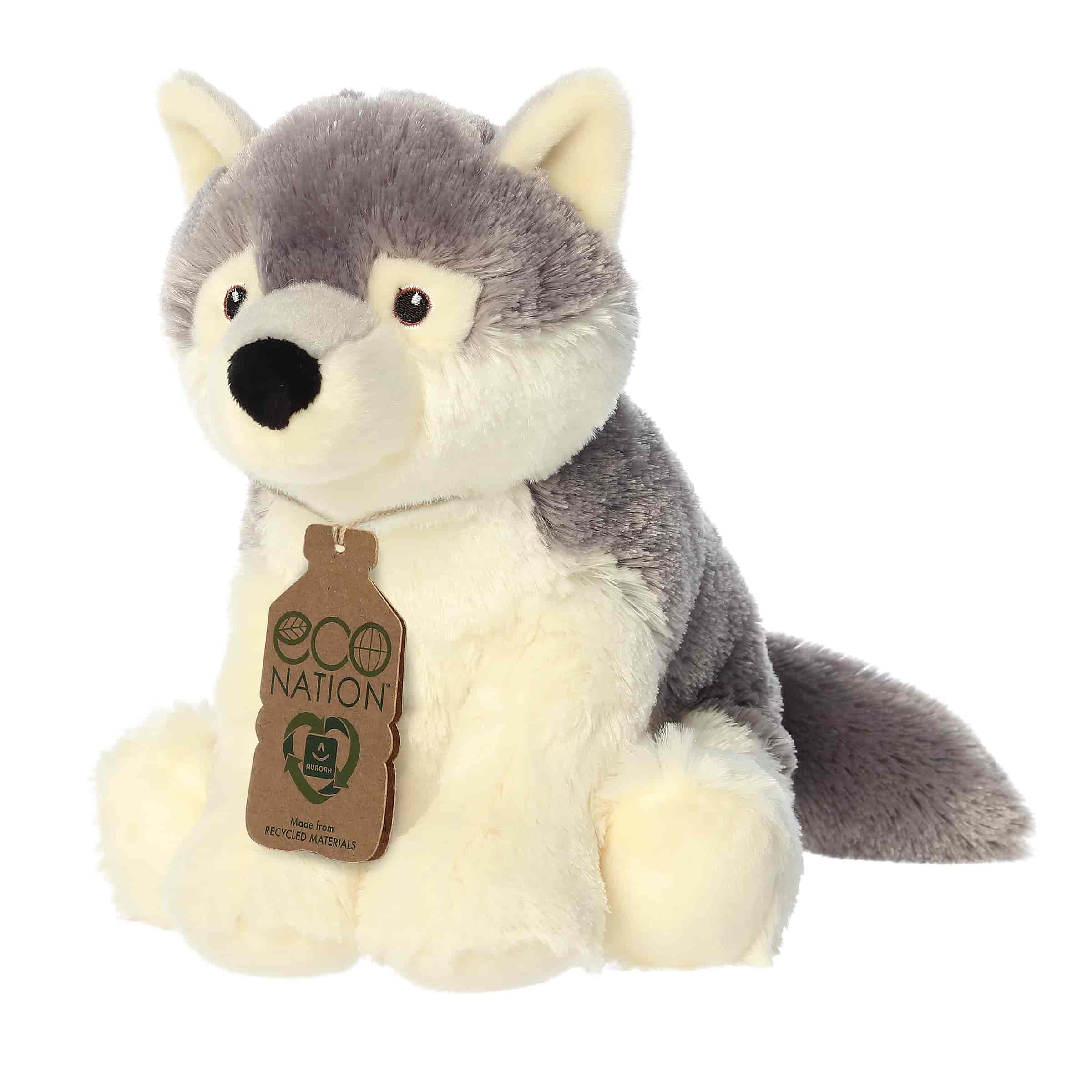Aurora® - Eco Nation™ - Eco Hugs™ - 10.5" Wolf