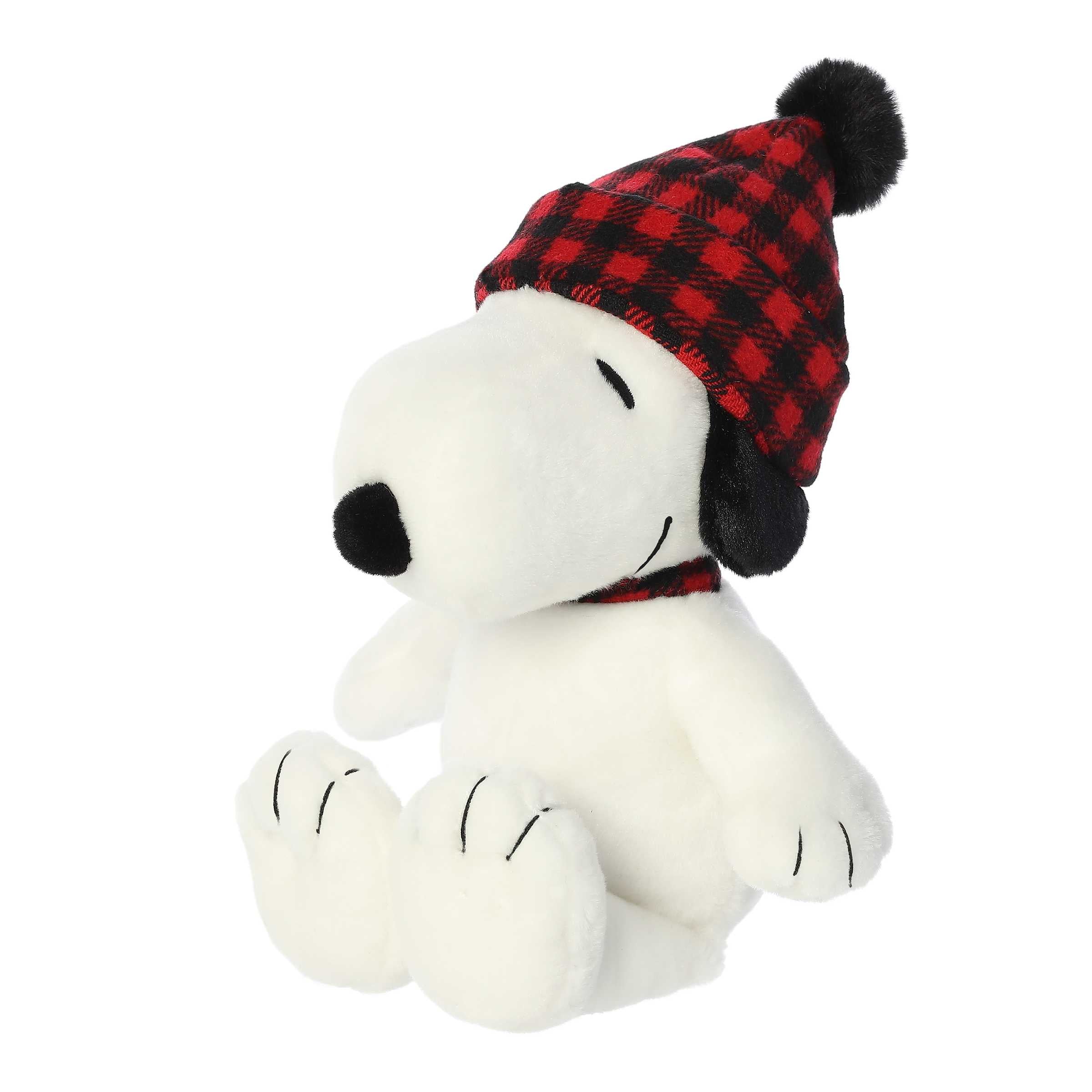 Aurora® - Peanuts® - 11" Winter Plaid Snoopy
