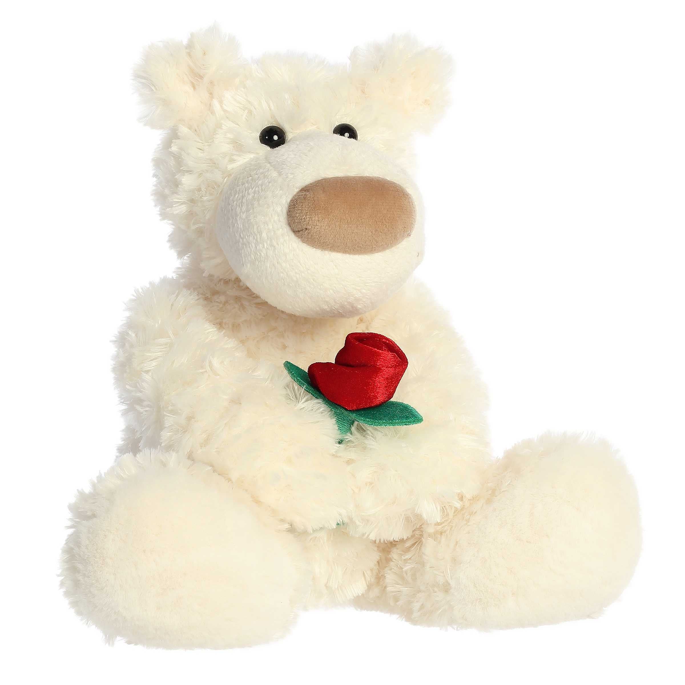 Aurora® - Valentine - 12" Honey Bear™ With Rose