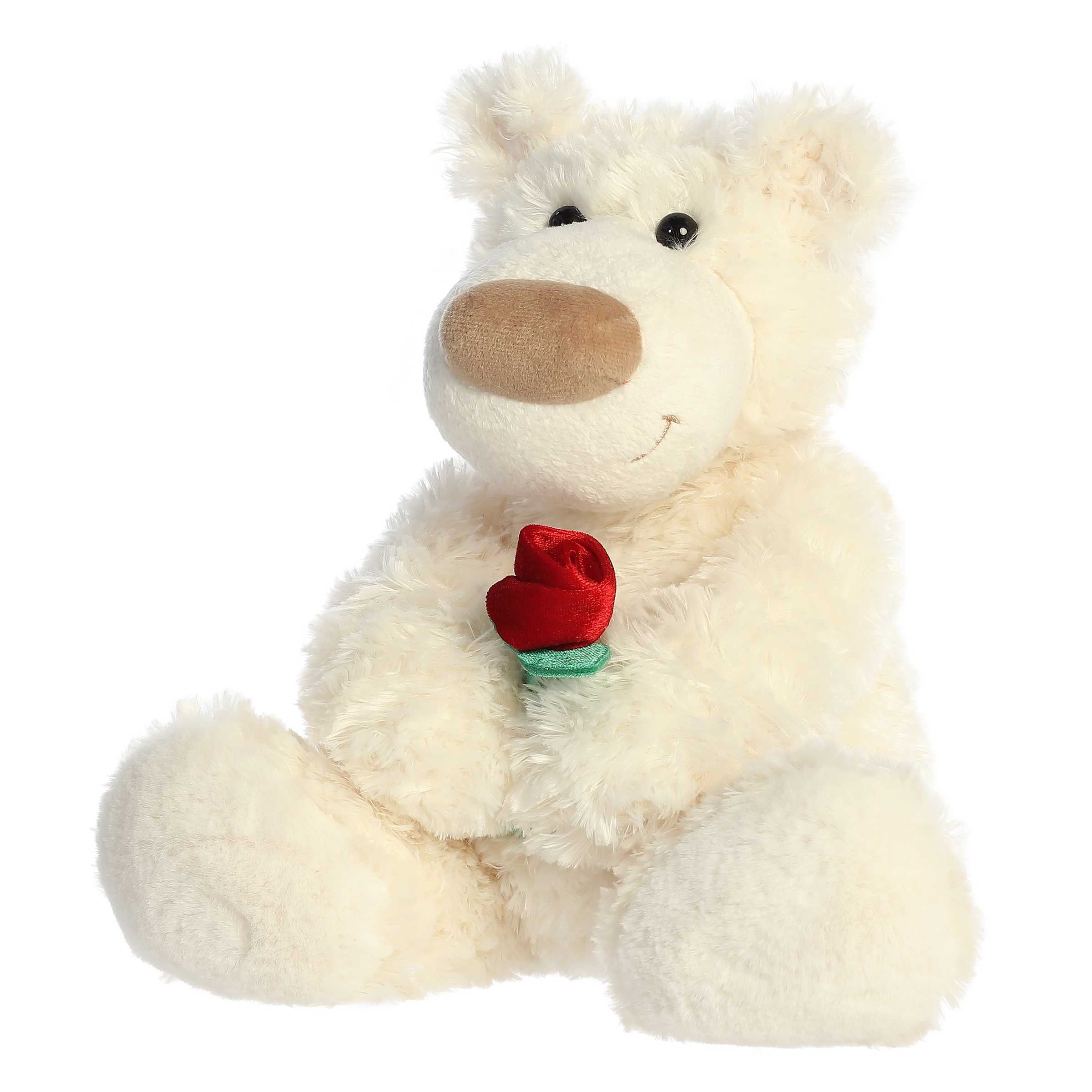 Aurora® - Valentine - 12" Honey Bear™ With Rose