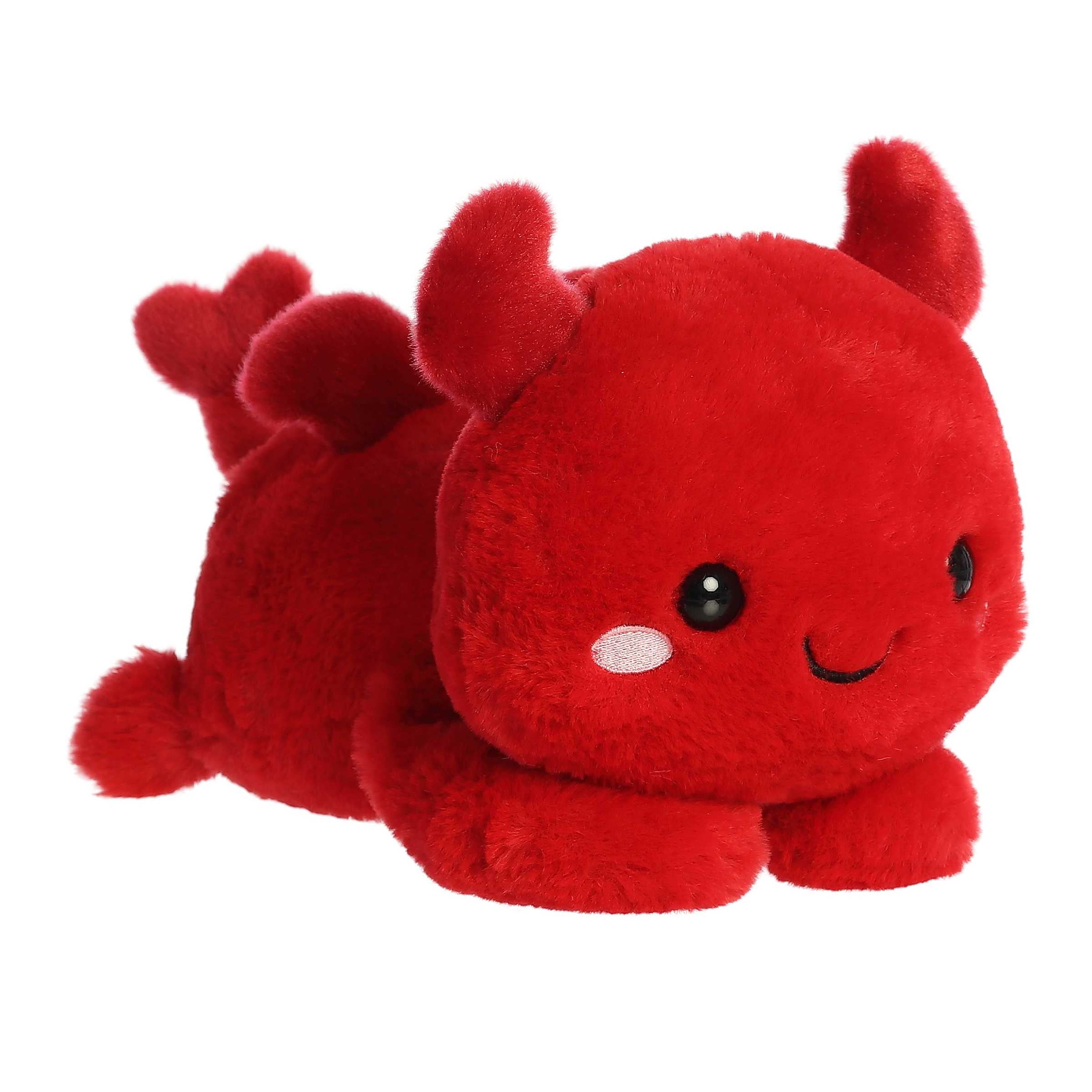 Red Drexel Devil plush with horns and tail, a mischievous yet adorable Valentine's gift.