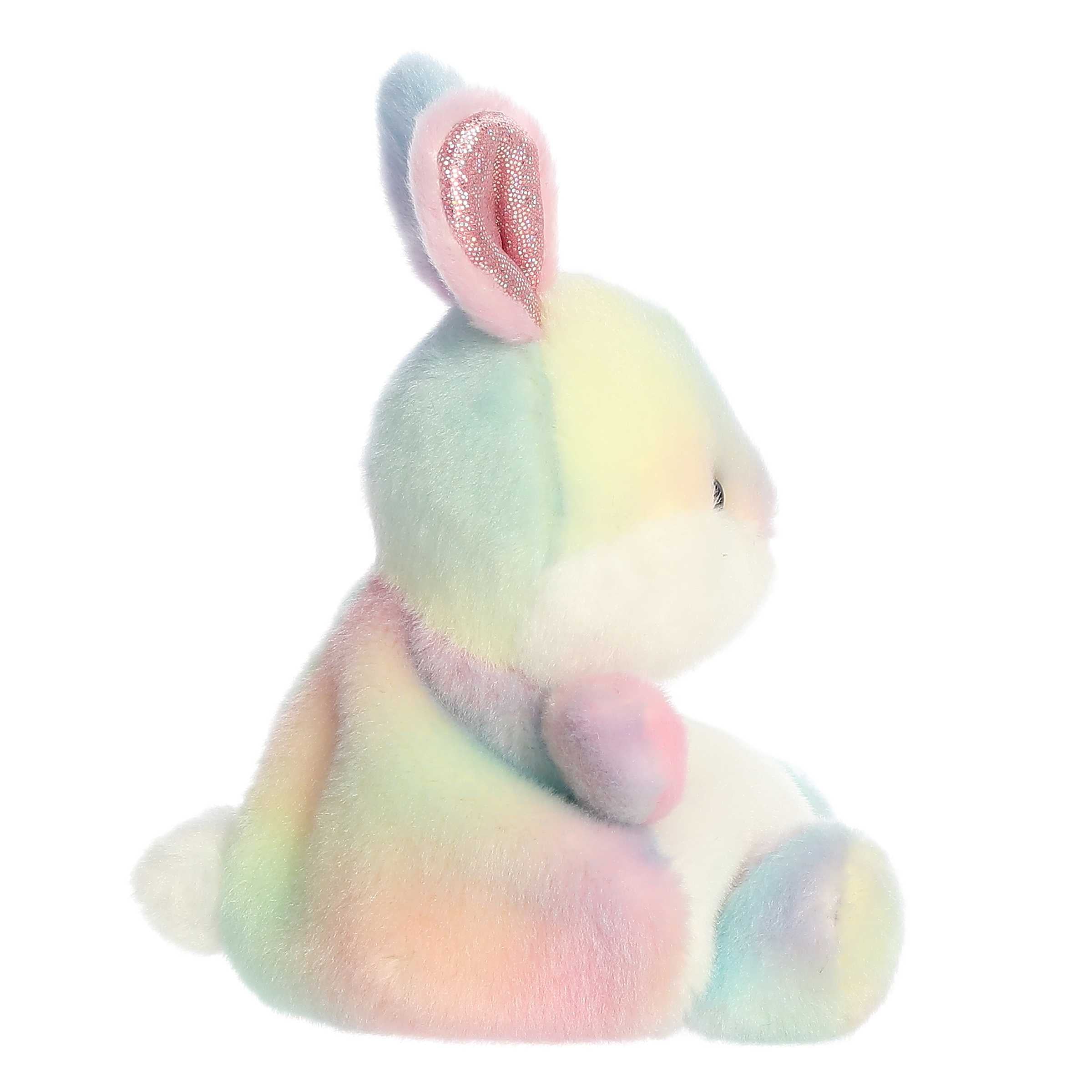 Rainbow bunny plush online