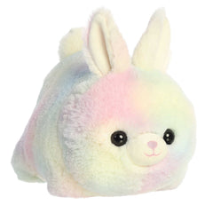 Bitty Bunny from the Spudsters collection, featuring a plush potato-shaped body with a pastel Easter egg-colored fur coat