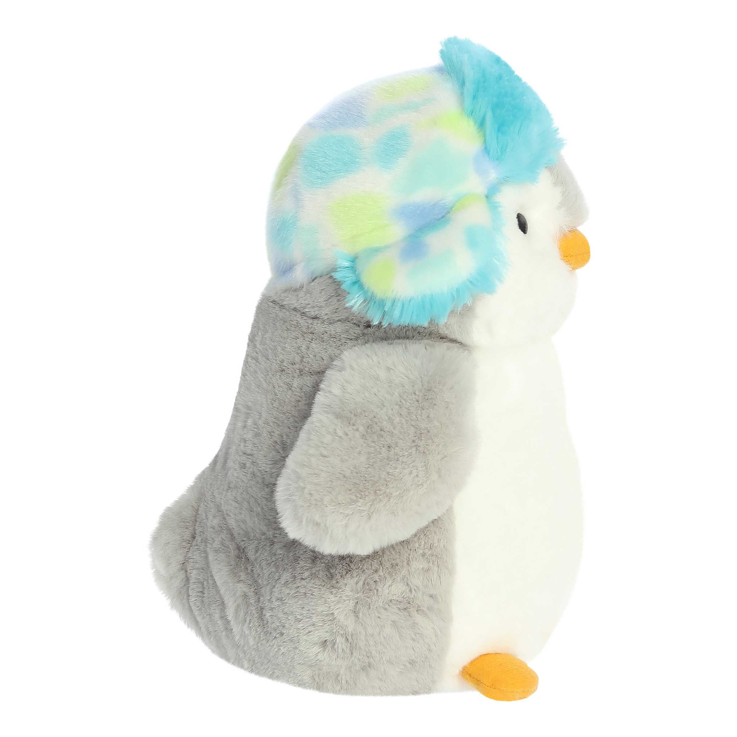 Aurora® - PomPom Penguin™ - 10" Blue Mosaic