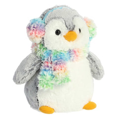 Aurora® - PomPom Penguin™ - 9" Pom Pom Rainbow Muffs™