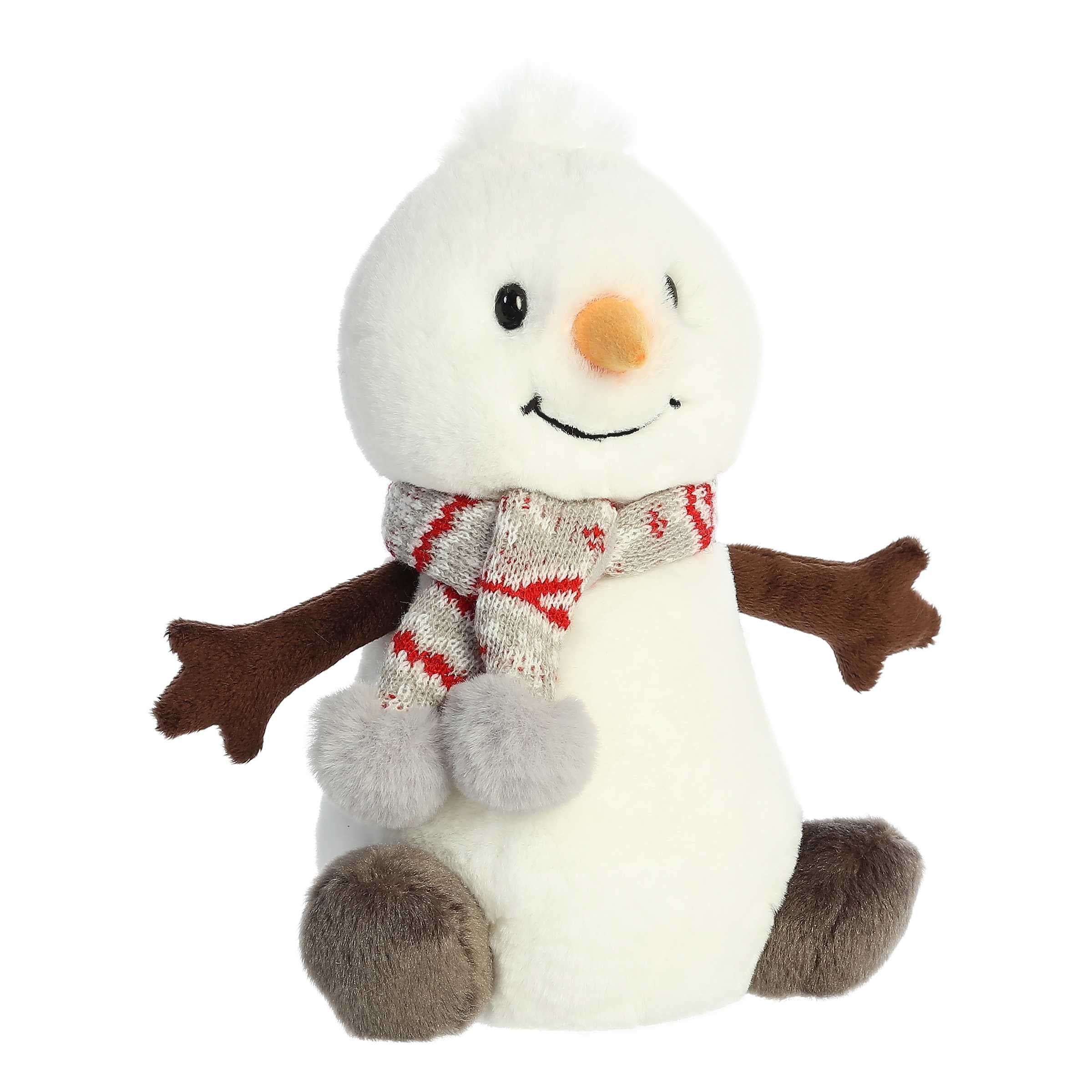Aurora® - Holiday - Land of Lils™ - 10" Wren Snowman™ With Scarf