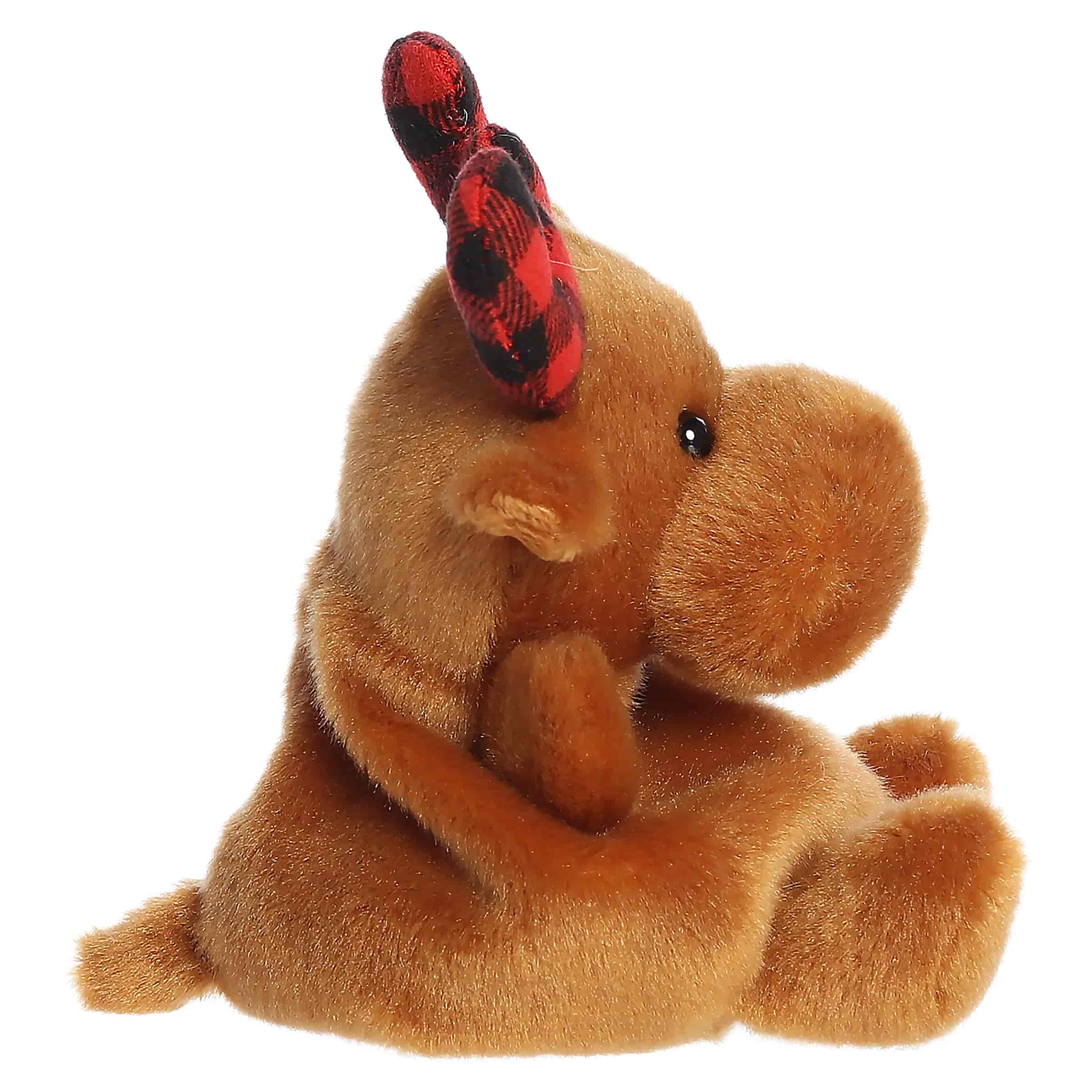 Aurora® - Palm Pals™ - 4" Clove Plaid Moose™