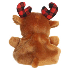 Aurora® - Palm Pals™ - 4" Clove Plaid Moose™