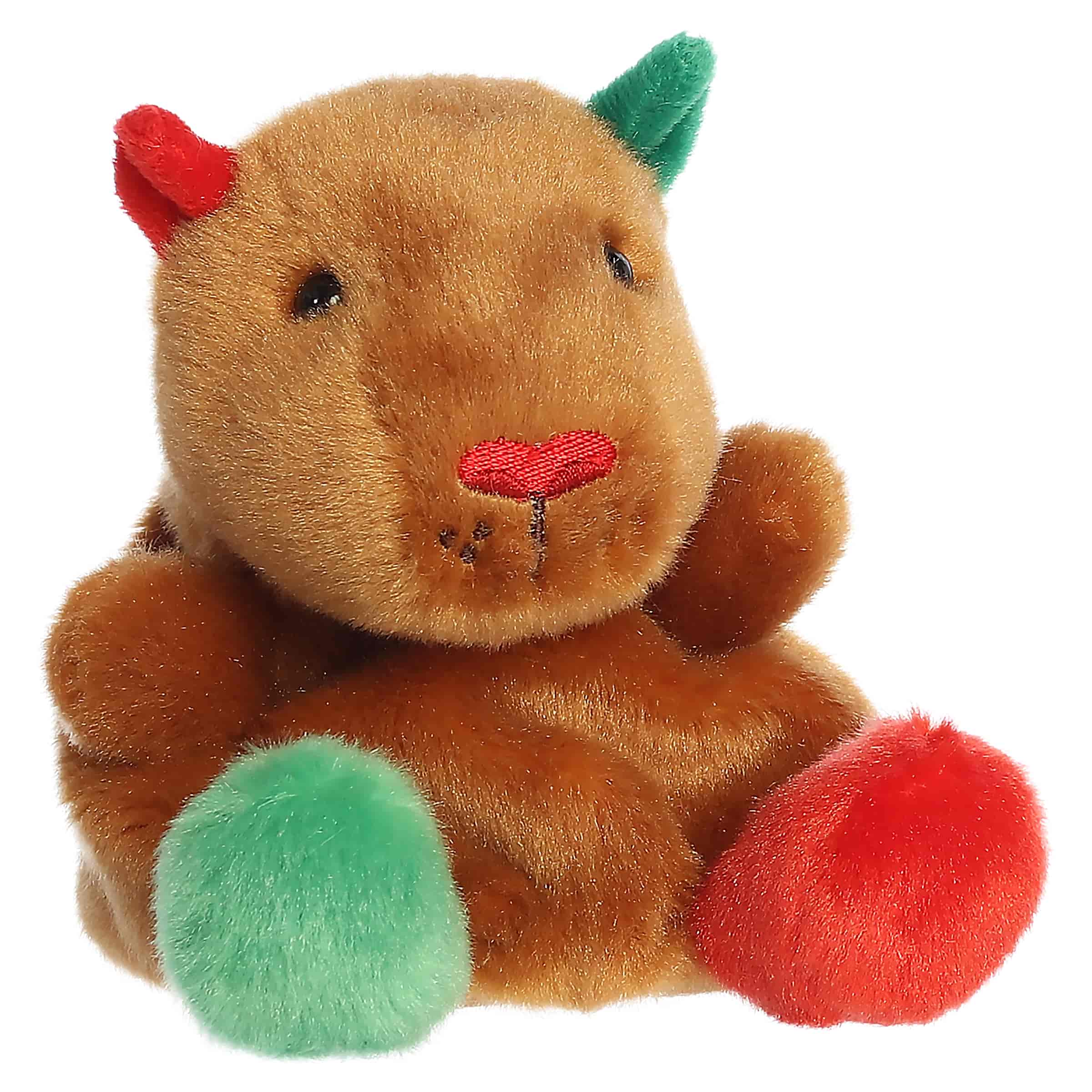 Aurora® - Palm Pals™ - 4" Syd Holiday Capybara™
