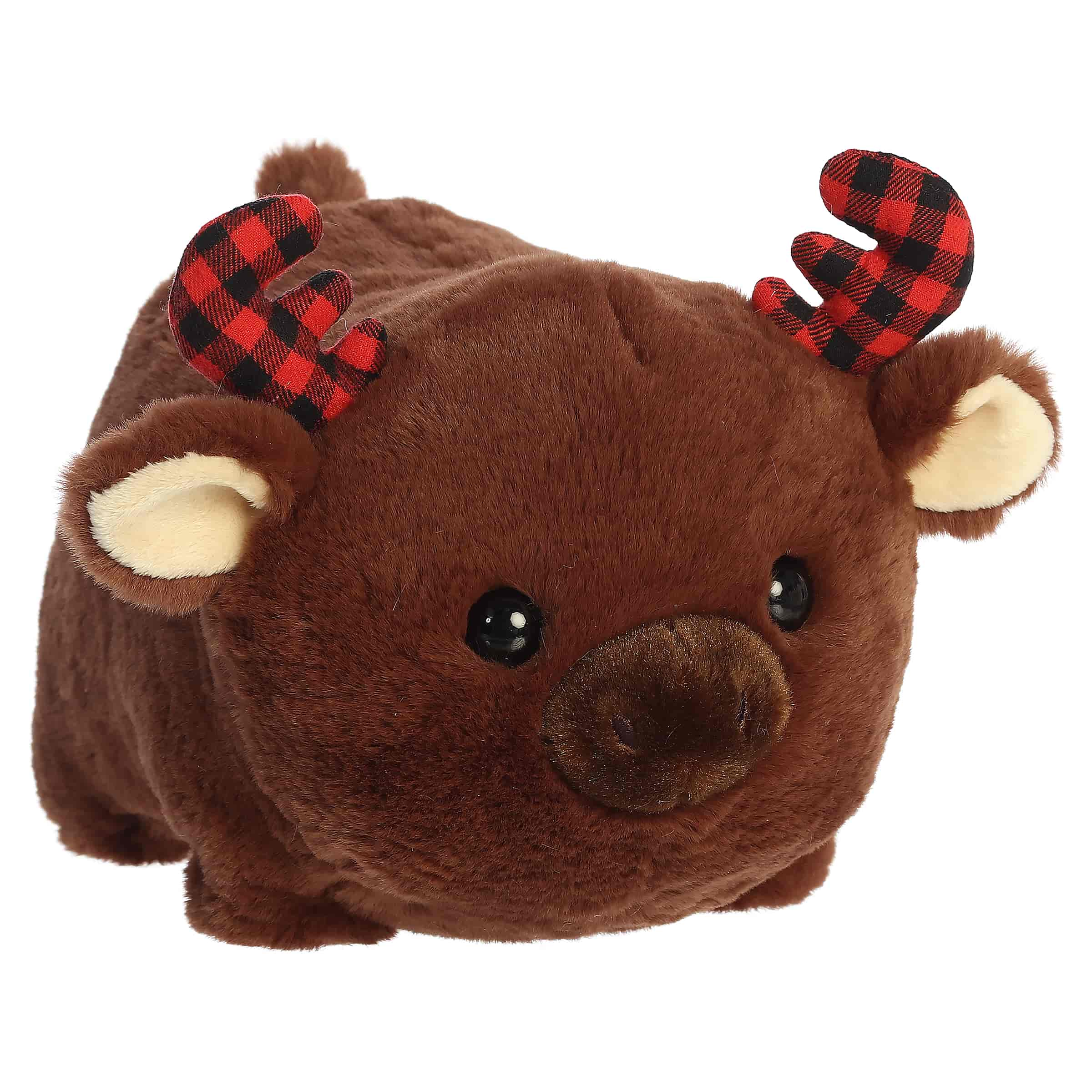 Aurora® - Spudsters™ - 10.5" Mitten Plaid Moose™