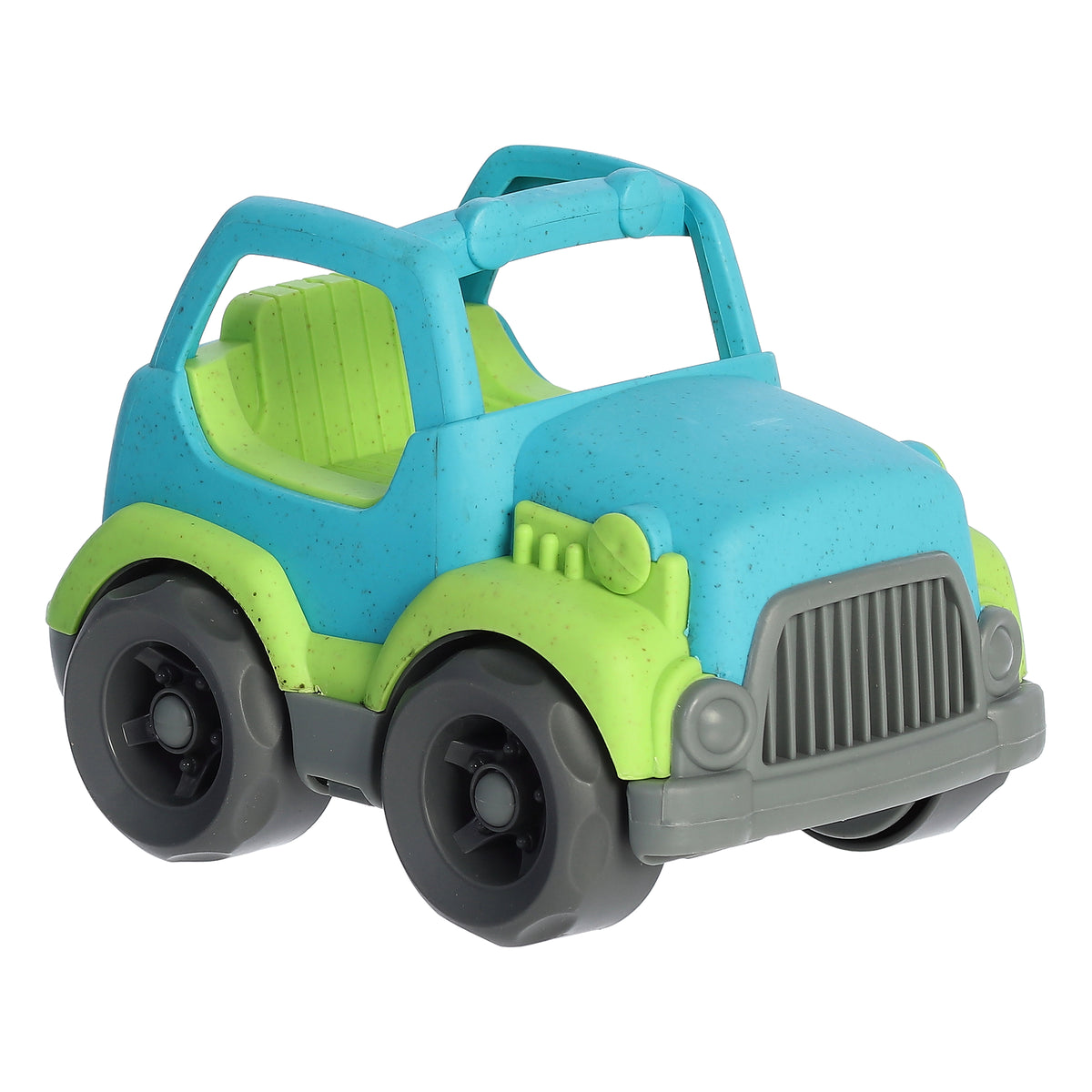 Wheatley Off-Road Truck by Aurora, in a fun blue or green, bio-plastic.