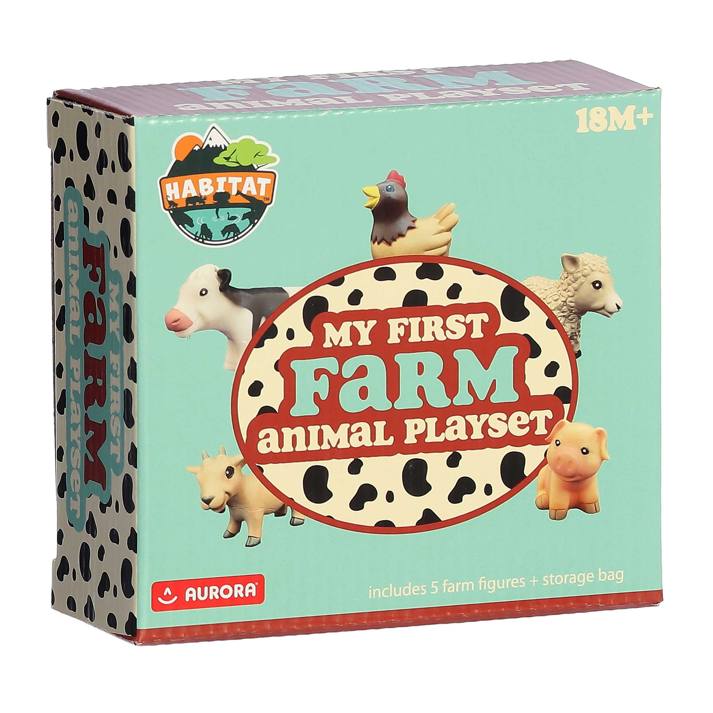 Aurora® Toys - Habitat™ - My First Farm Animal Play Set