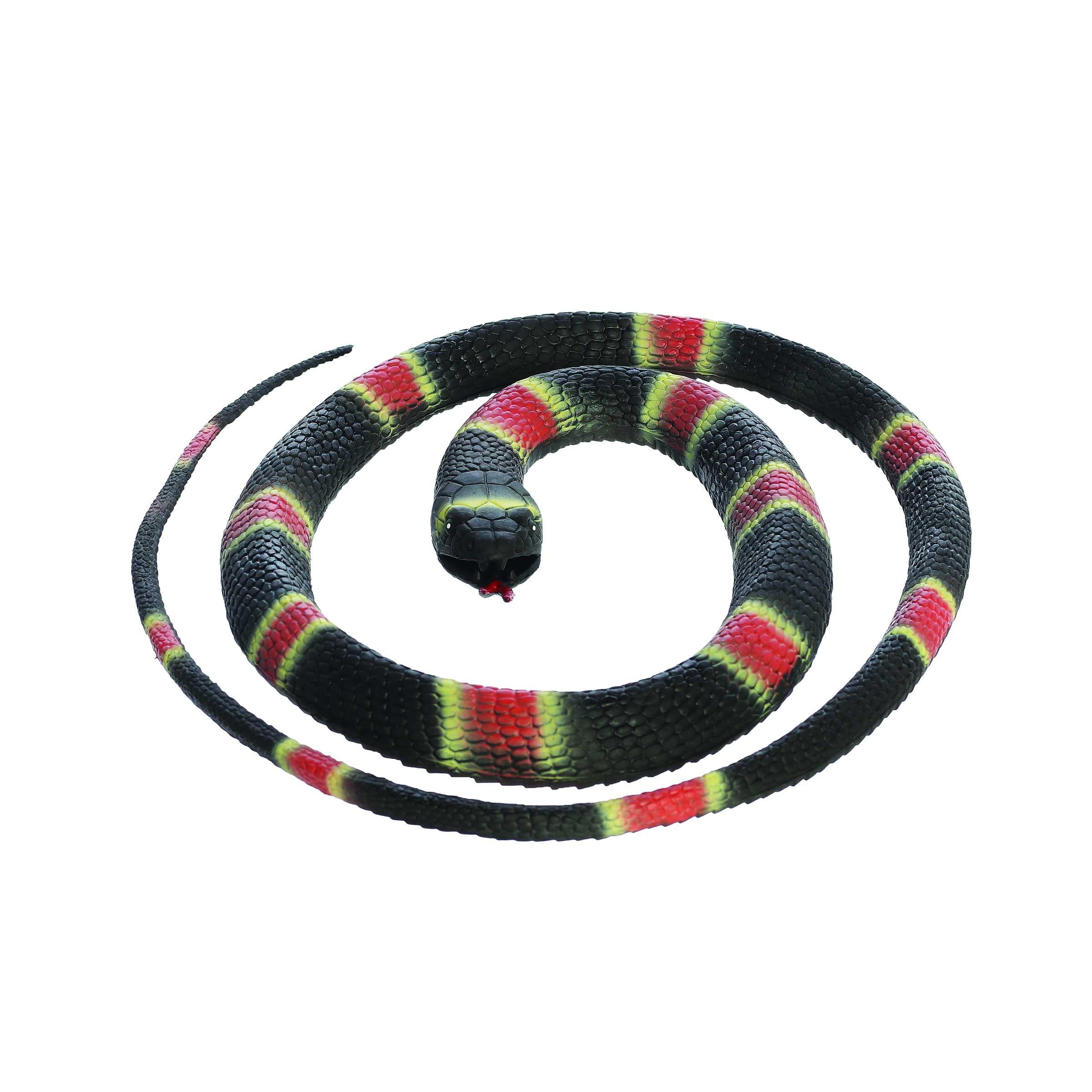 Coiled Coral Snake figure by Habitat Aurora, vibrant and detailed.