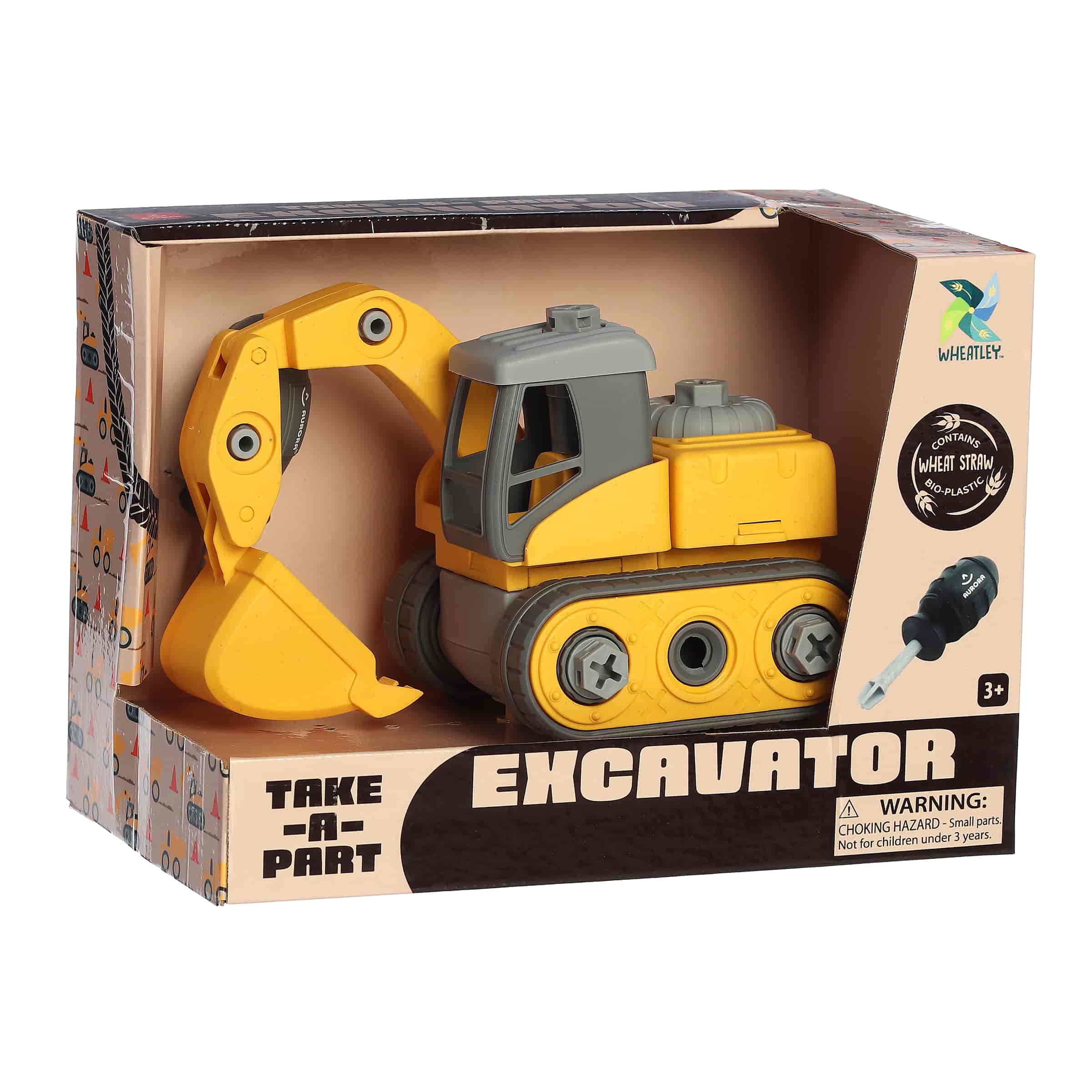 Aurora® Toys - Wheatley™ - 8" Take-A-Part Excavator