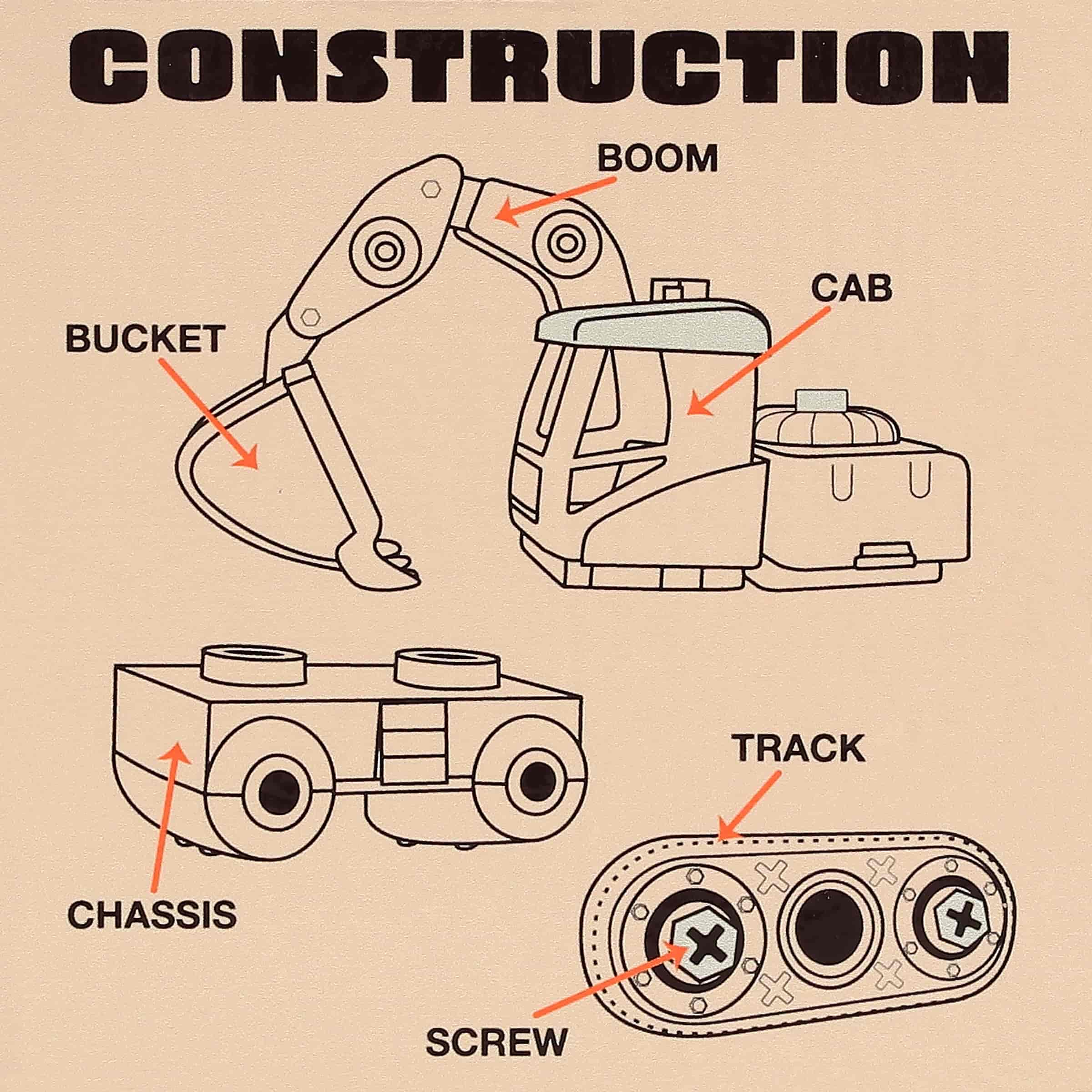 Aurora® Toys - Wheatley™ - 8" Take-A-Part Excavator