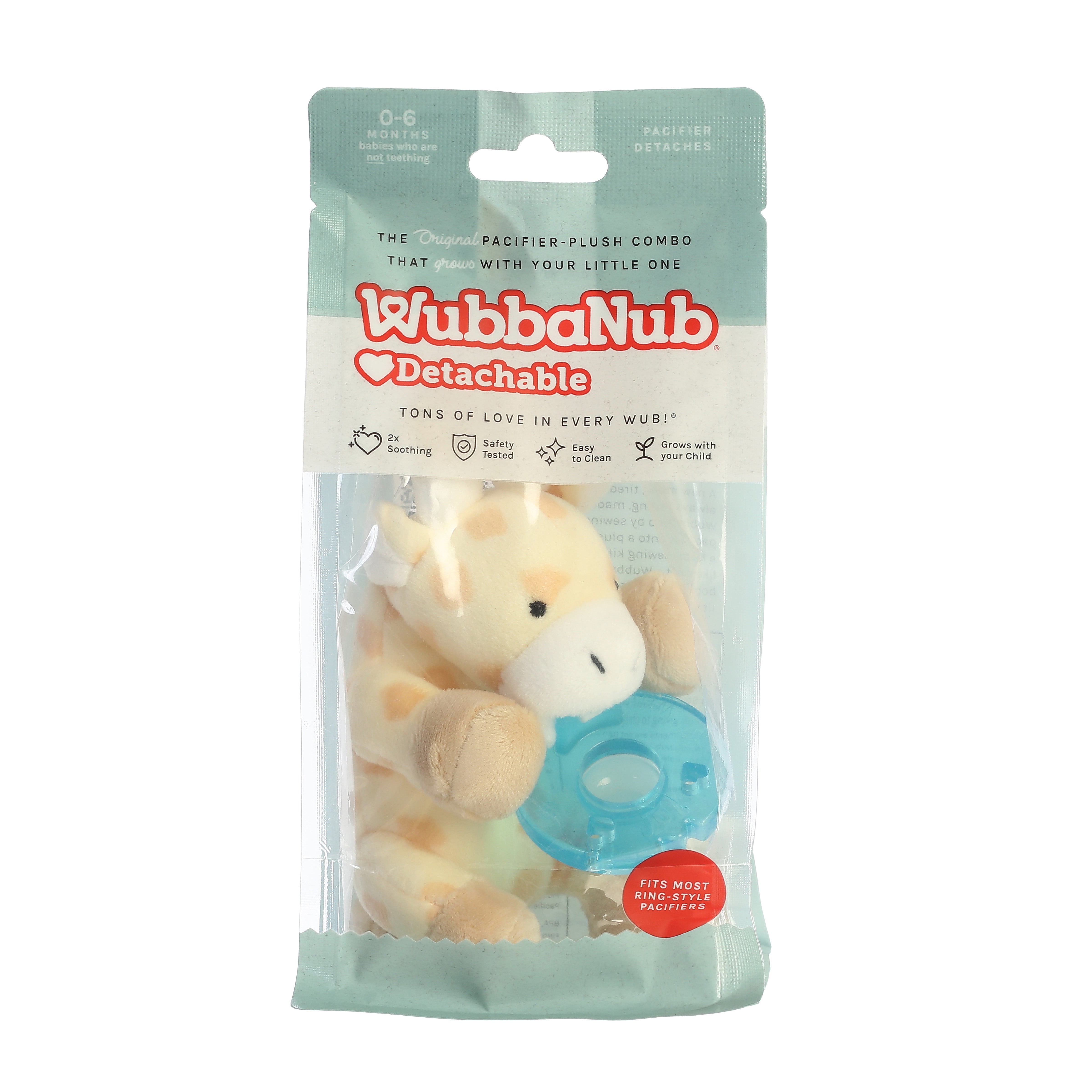 WubbaNub® - Detachable Tan Giraffe