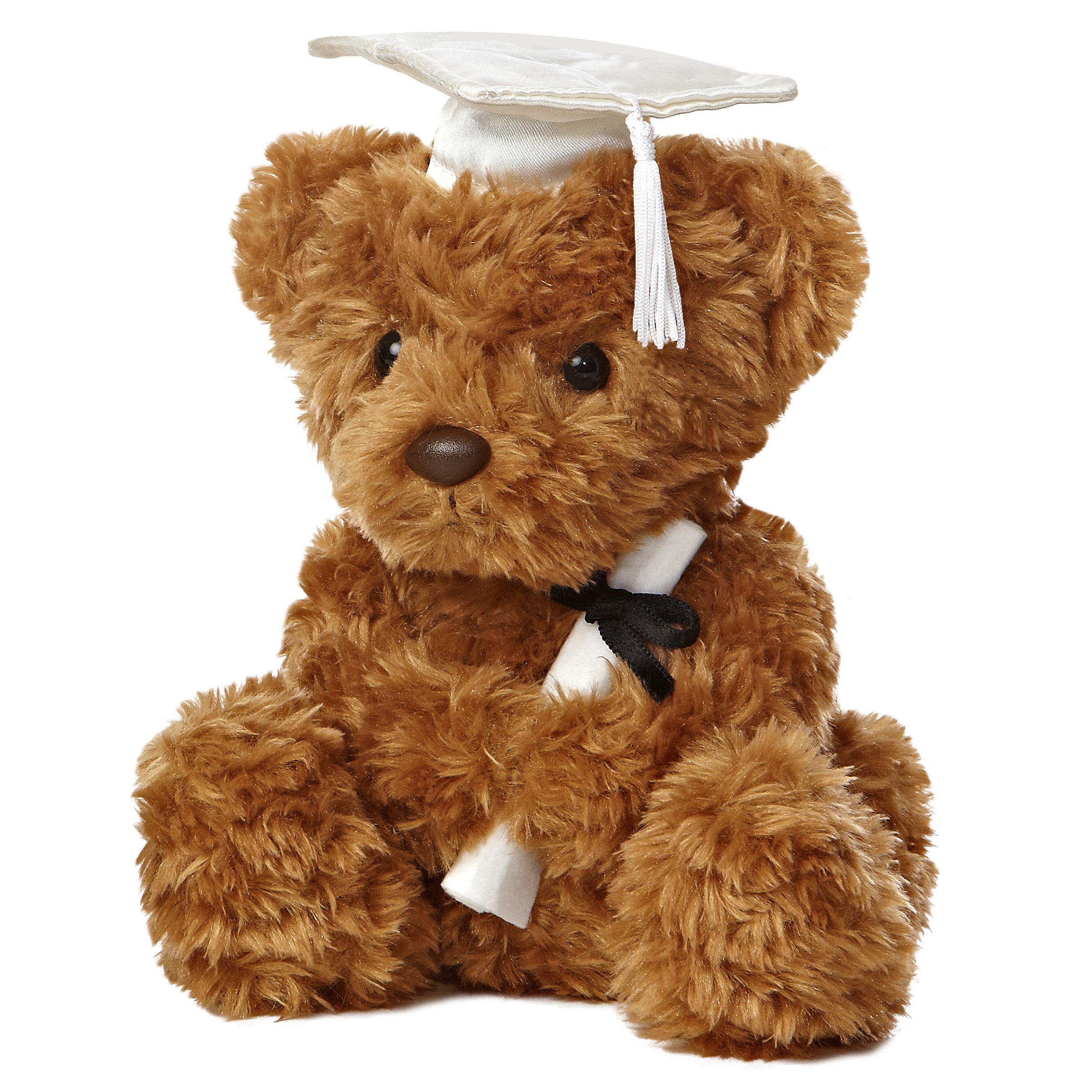 Aurora® - Graduation - 8.5" Wagner Bear - White Cap