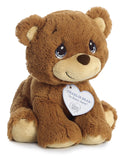 Aurora® - Precious Moments™ - 8.5" Charlie Bear - Small (Brown Bear)