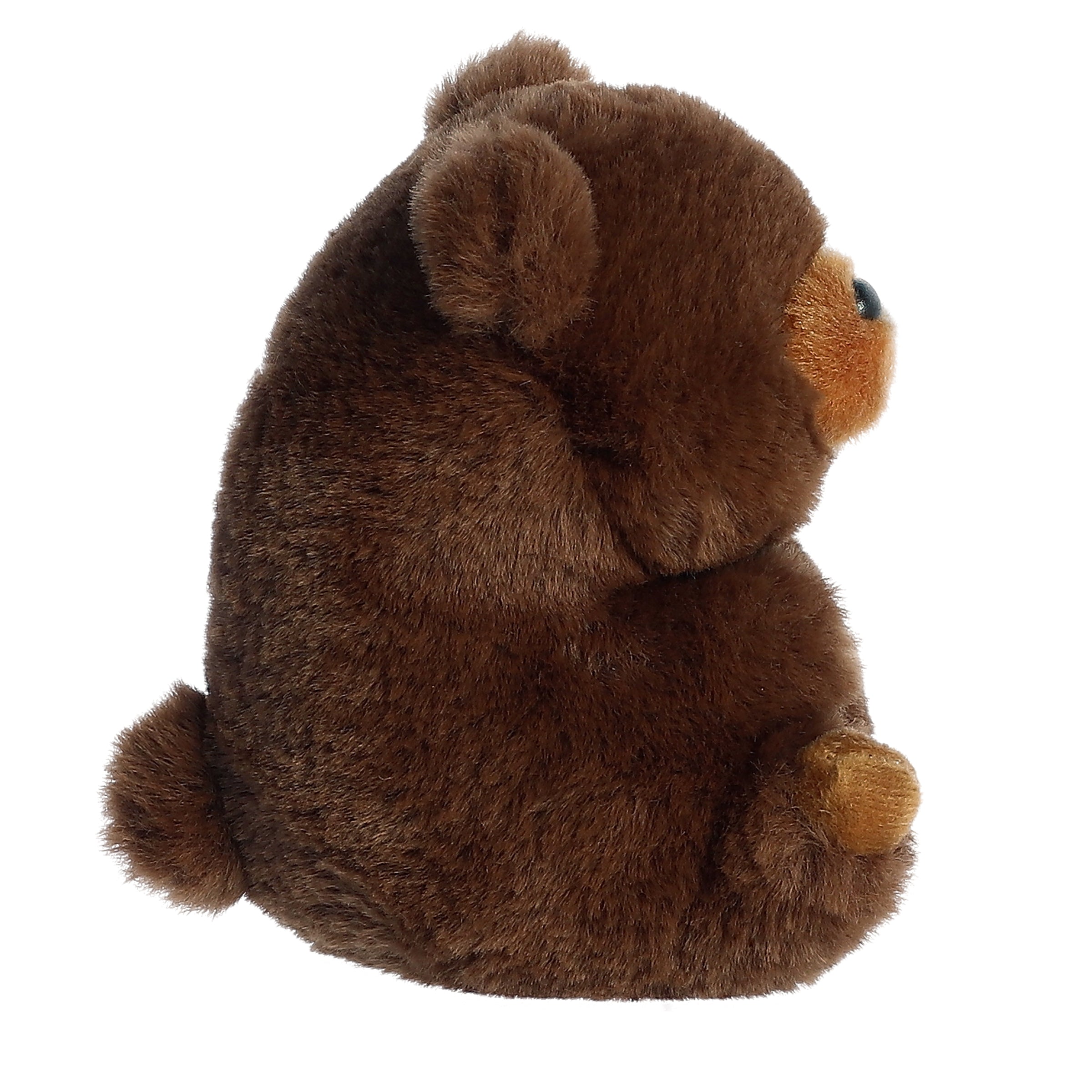 Brambles the Stuffed Brown Bear 5 Inch Rolly Pet, Aurora