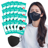 Aurora® - Dr. Smile K - Black Disposable Face Mask Packs