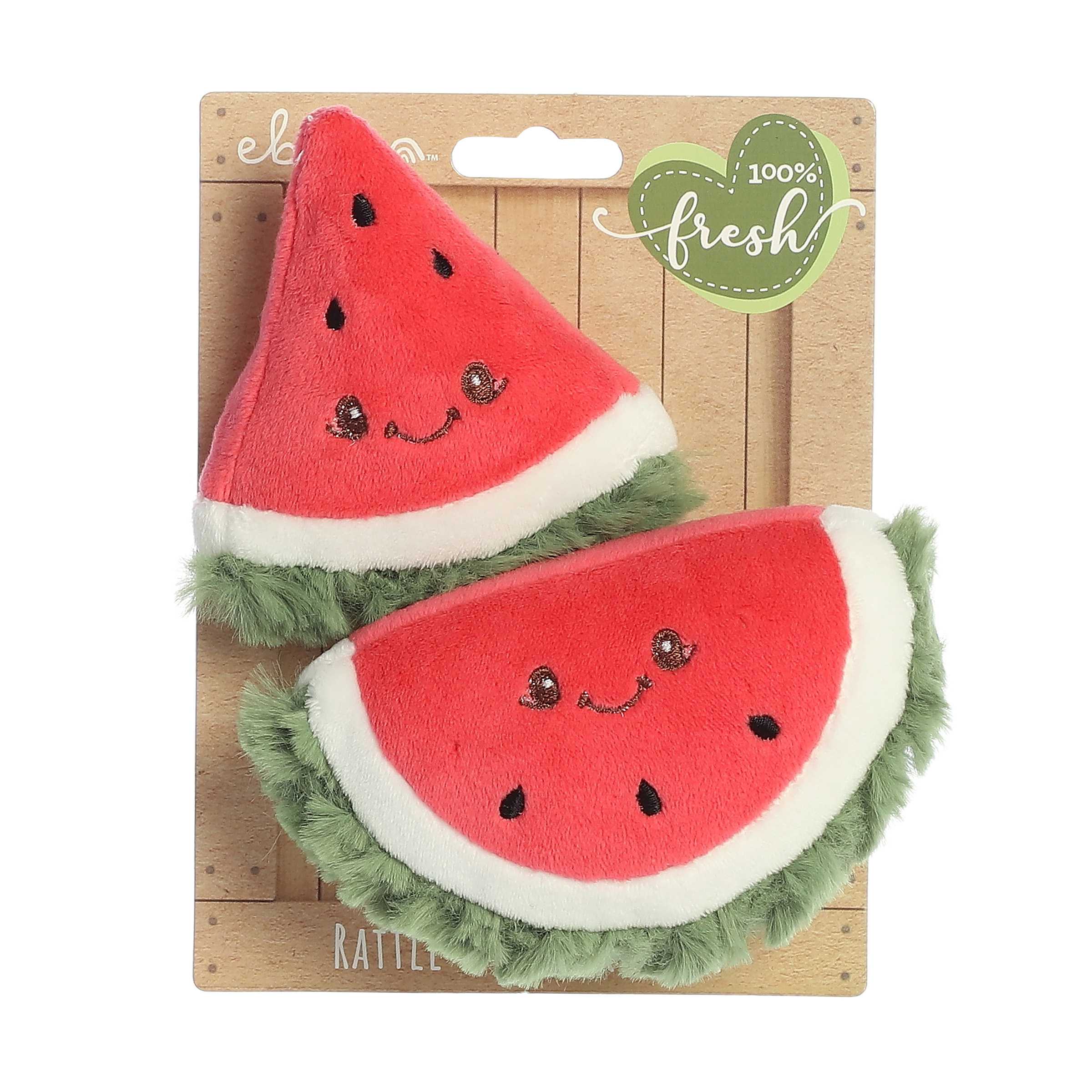 ebba™ - Precious Produce™ - Watermelon Rattle & Crinkle Set