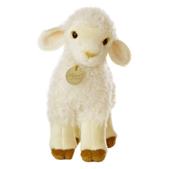 Lovely Lamb plush from Aurora's Miyoni, with realistic features and soft texture