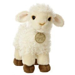 Lovely Lamb plush from Aurora's Miyoni, with realistic features and soft texture