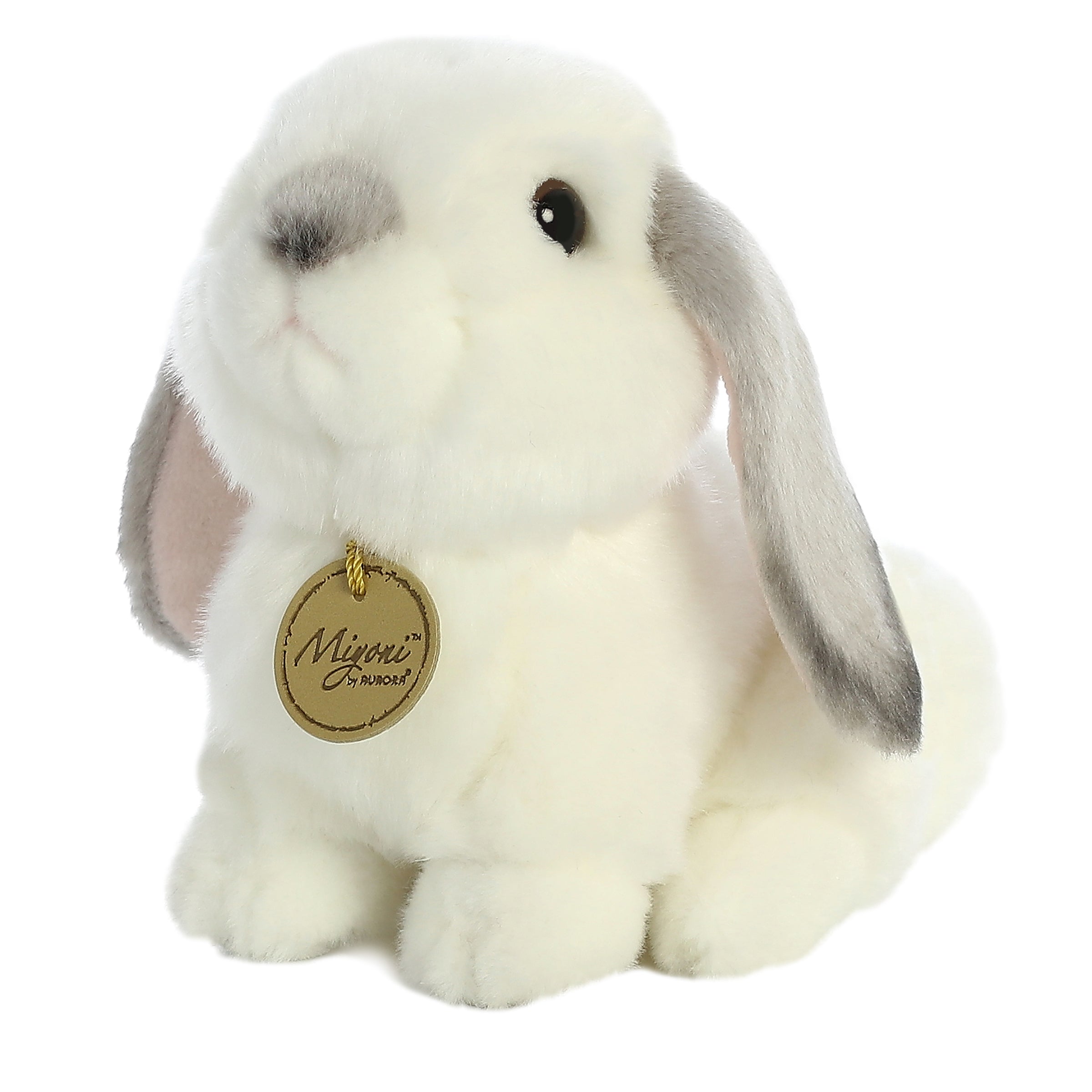 Aurora® - Miyoni® - 8" Lop Eared Rabbit - Grey Ears