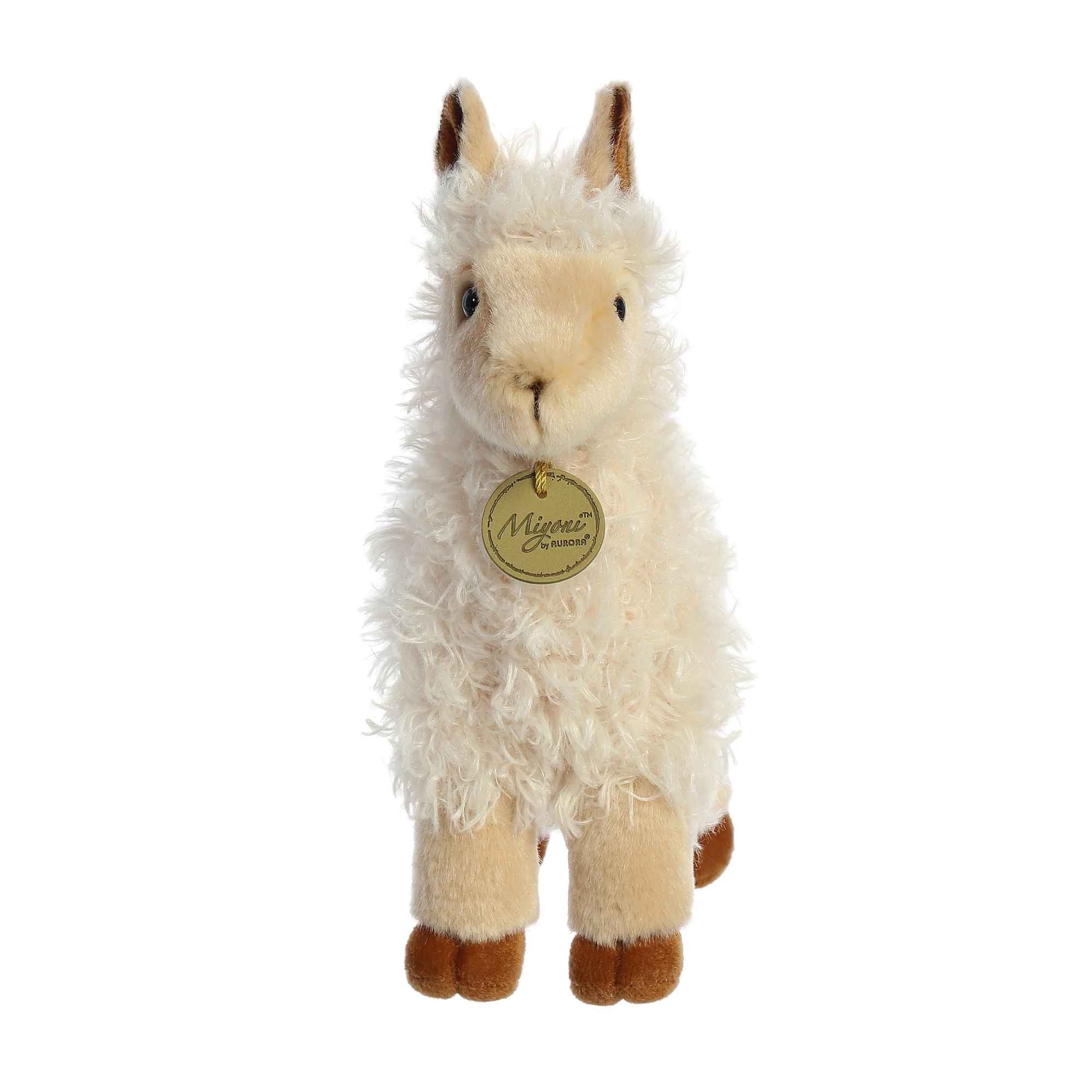 Aurora - Medium Brown Miyoni - 11 Goat - Adorable Stuffed Animal 