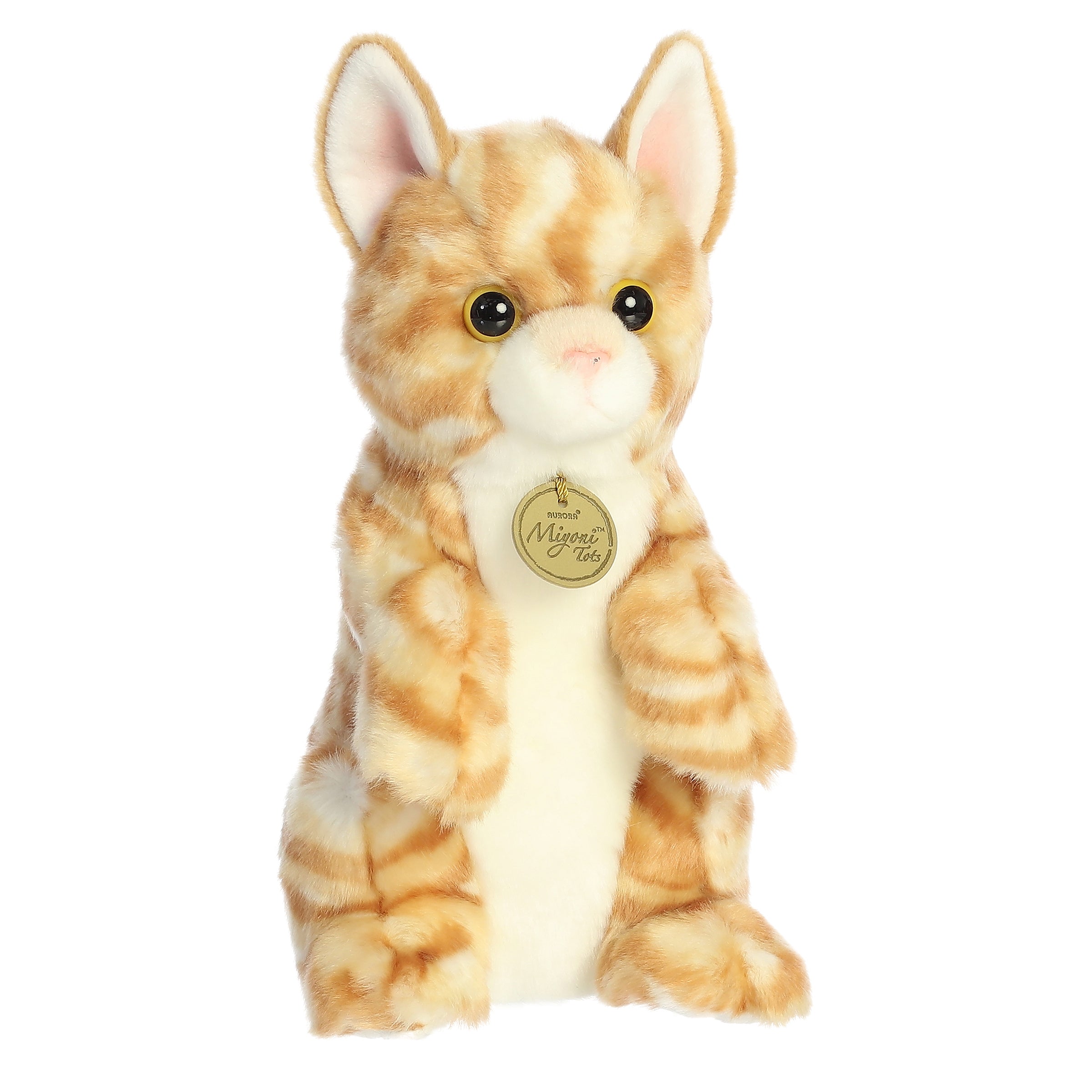 Aurora® - Miyoni® Tots - Sitting Pretty™ - 10.5" Orange Tabby Kitten