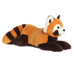 Red Panda plush with reddish-brown fur and distinctive markings from Aurora's Super Flopsie collection