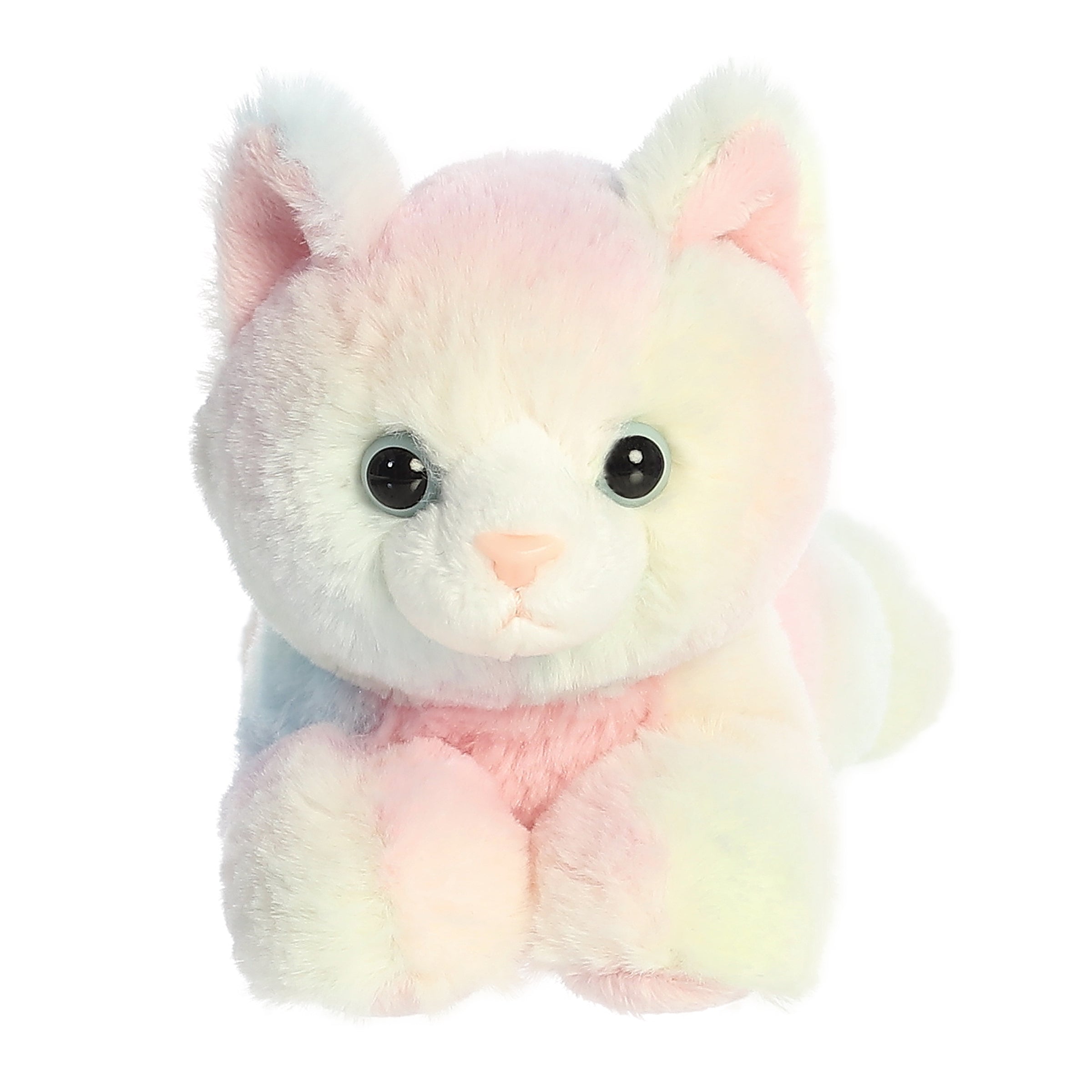 Aurora Kitten Cat Plush 8” Orange White Ginger Stuffed Animal Soft Toy