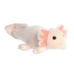 Axel axolotl stuffed animal plush in light and hot pink, offering a charming and realistic cuddly underwater adventure.