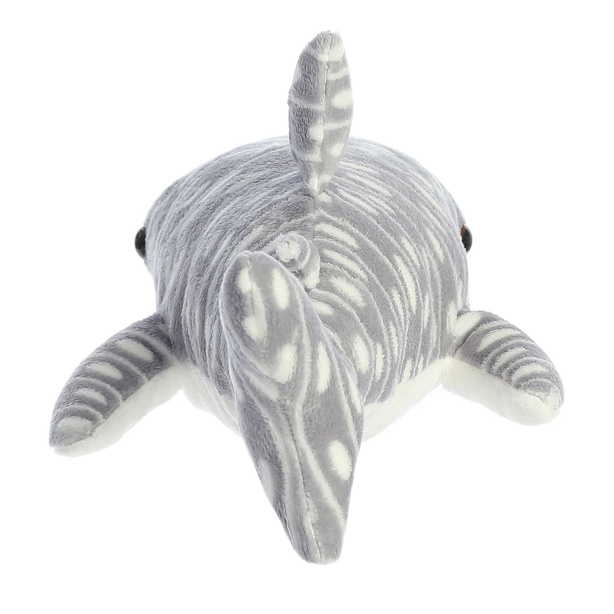 Aurora Medium Grey Flopsie 12 Whale Shark Adorable Stuffed Animal